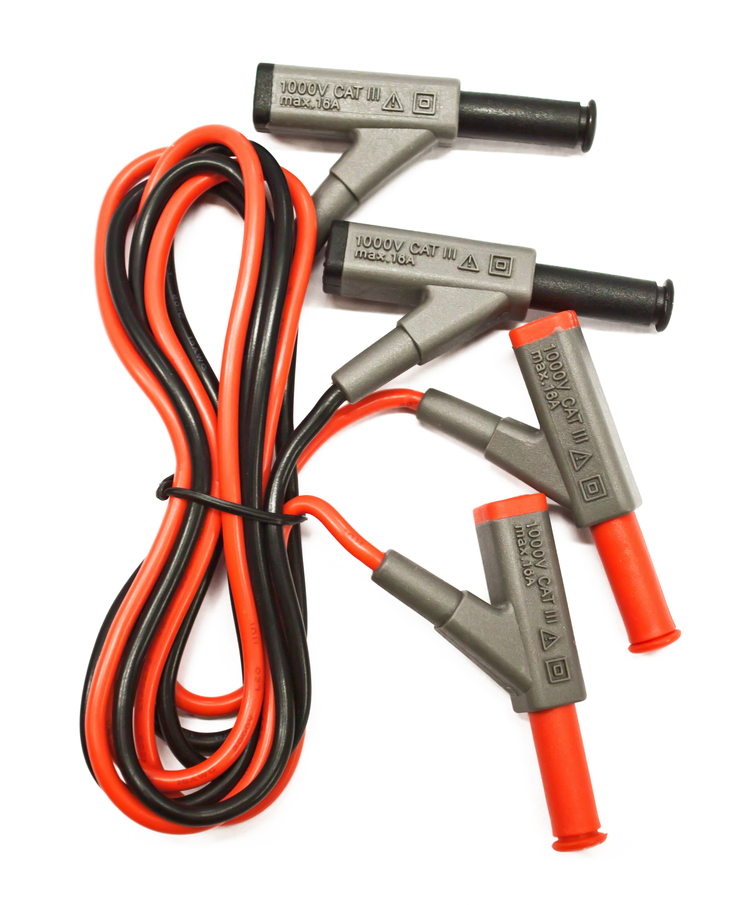 «PeakTech® P 7025» Test Leads for Digital Multimeter with coupling