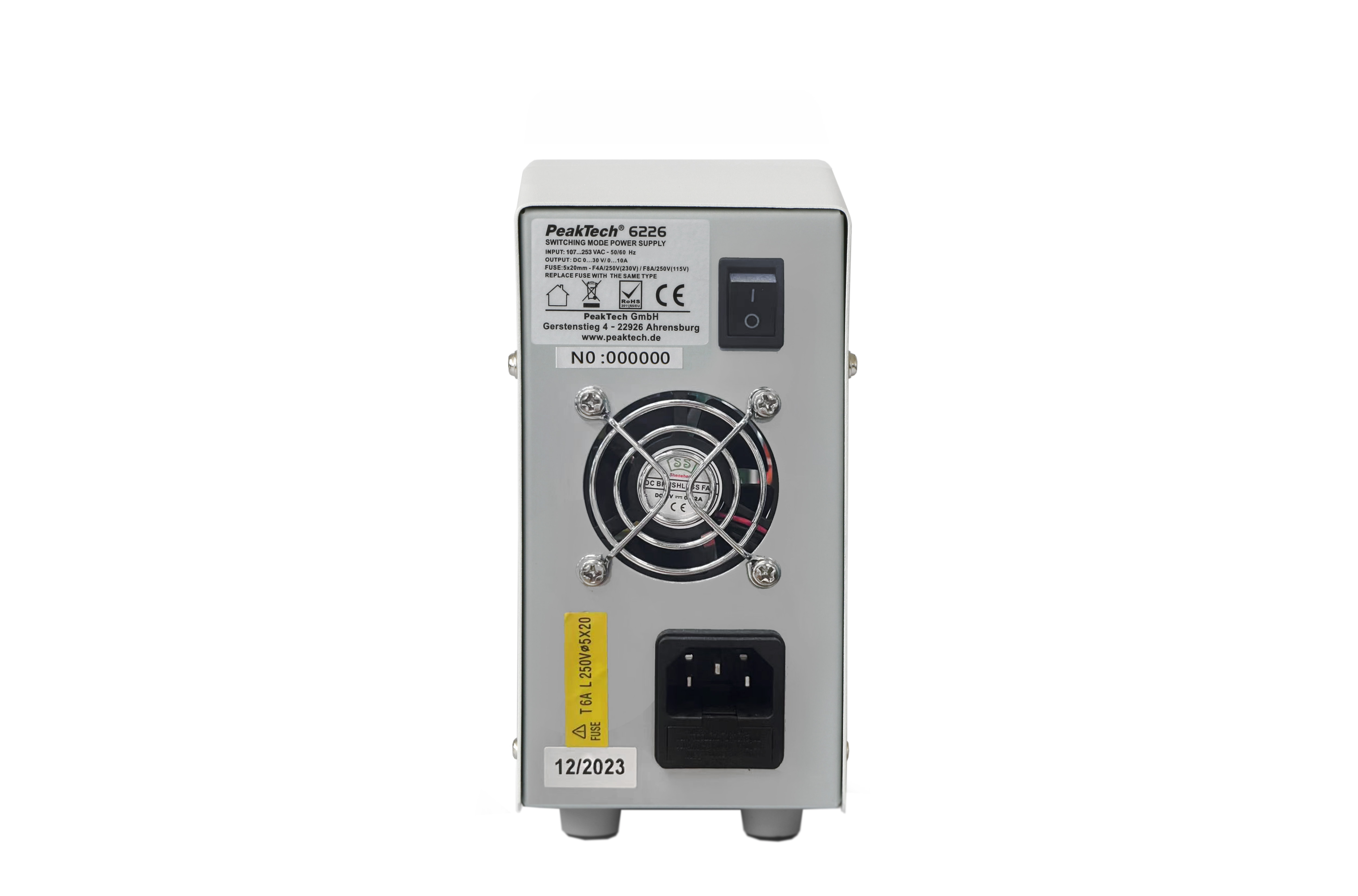 «PeakTech® P 6226» DC Labor-Schaltnetzteil 0 - 30V / 0 - 10A