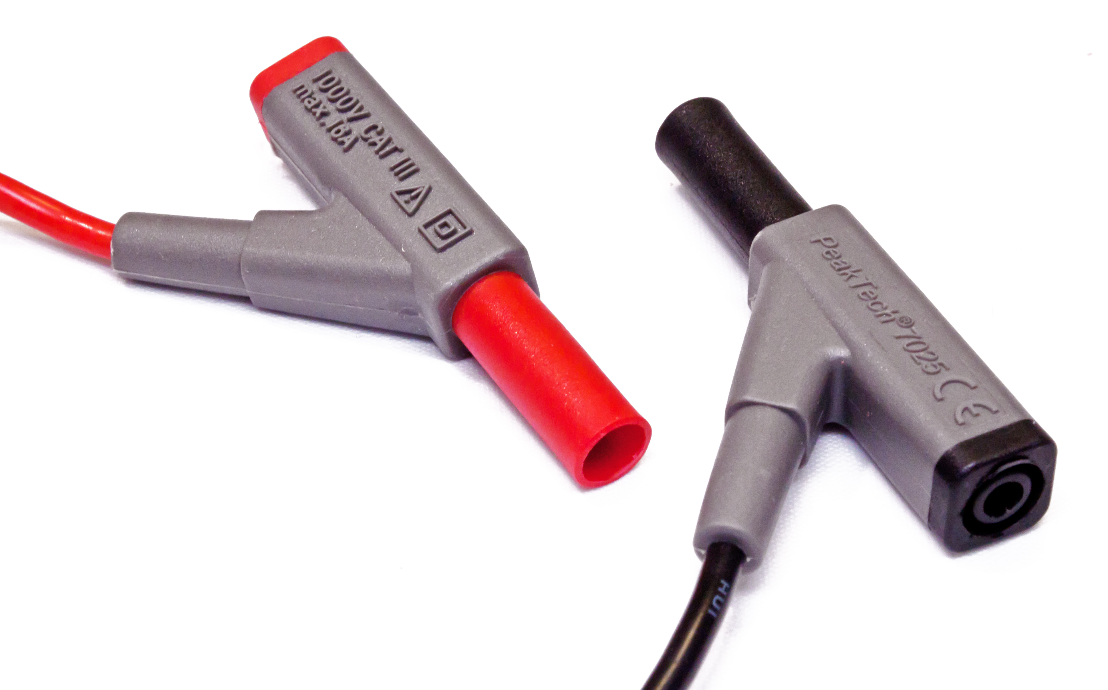 «PeakTech® P 7025» Test Leads for Digital Multimeter with coupling