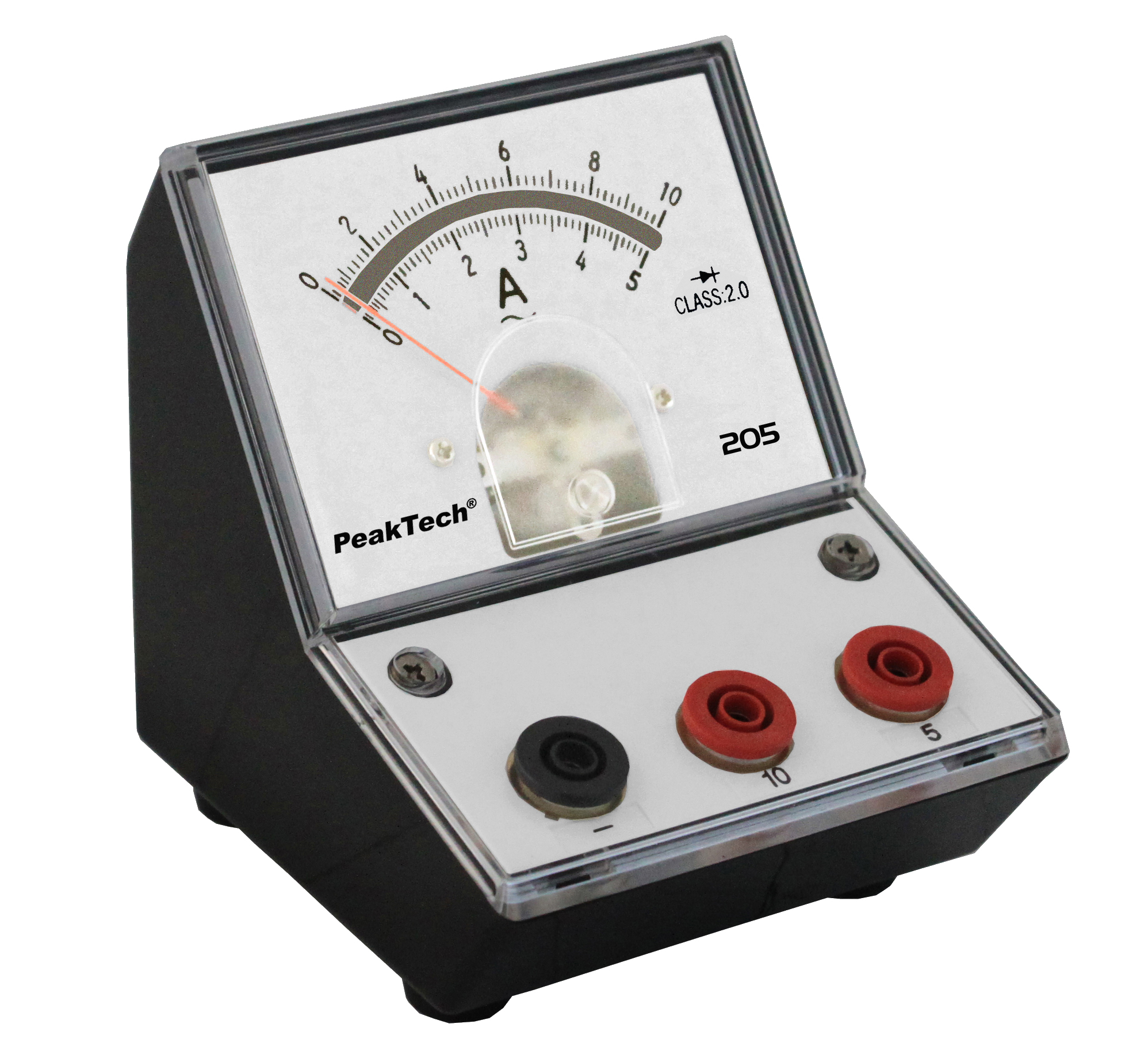 «PeakTech® P 205-10» Amperemetro analogico - 0 ... 5A/10A AC