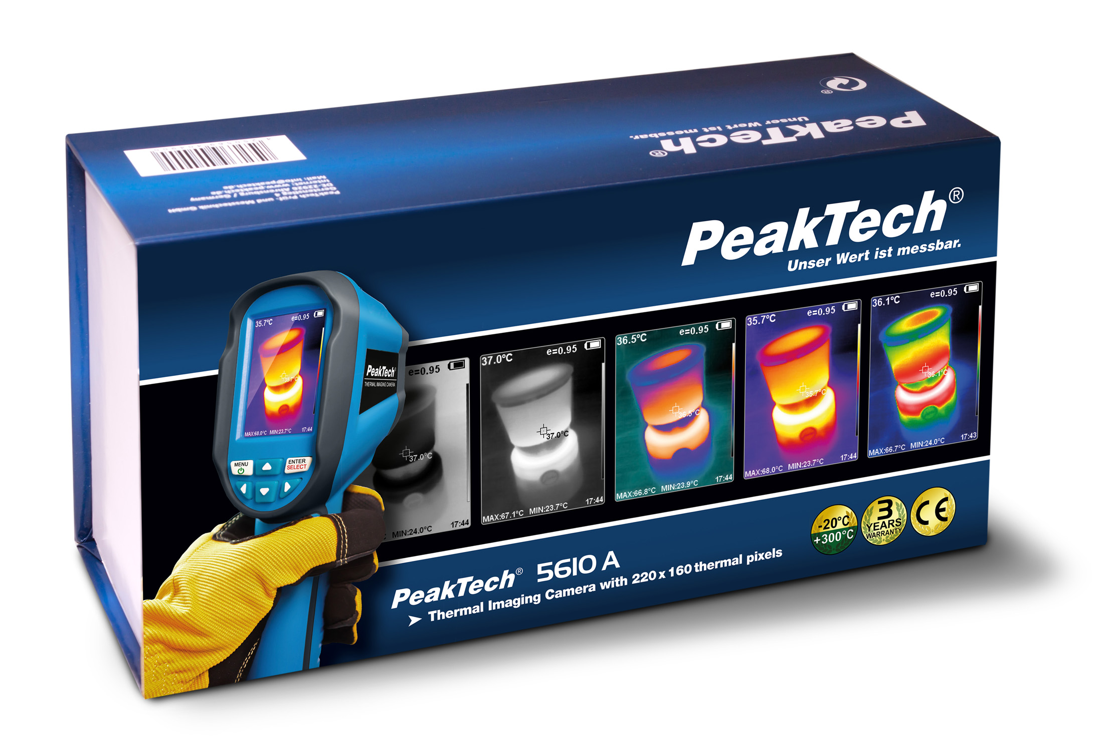 «PeakTech® P 5610 A» Thermal Imaging Camera with photo recording, USB «PeakTech® P 5610 A» Thermal Imaging Camera with photo recording, USB