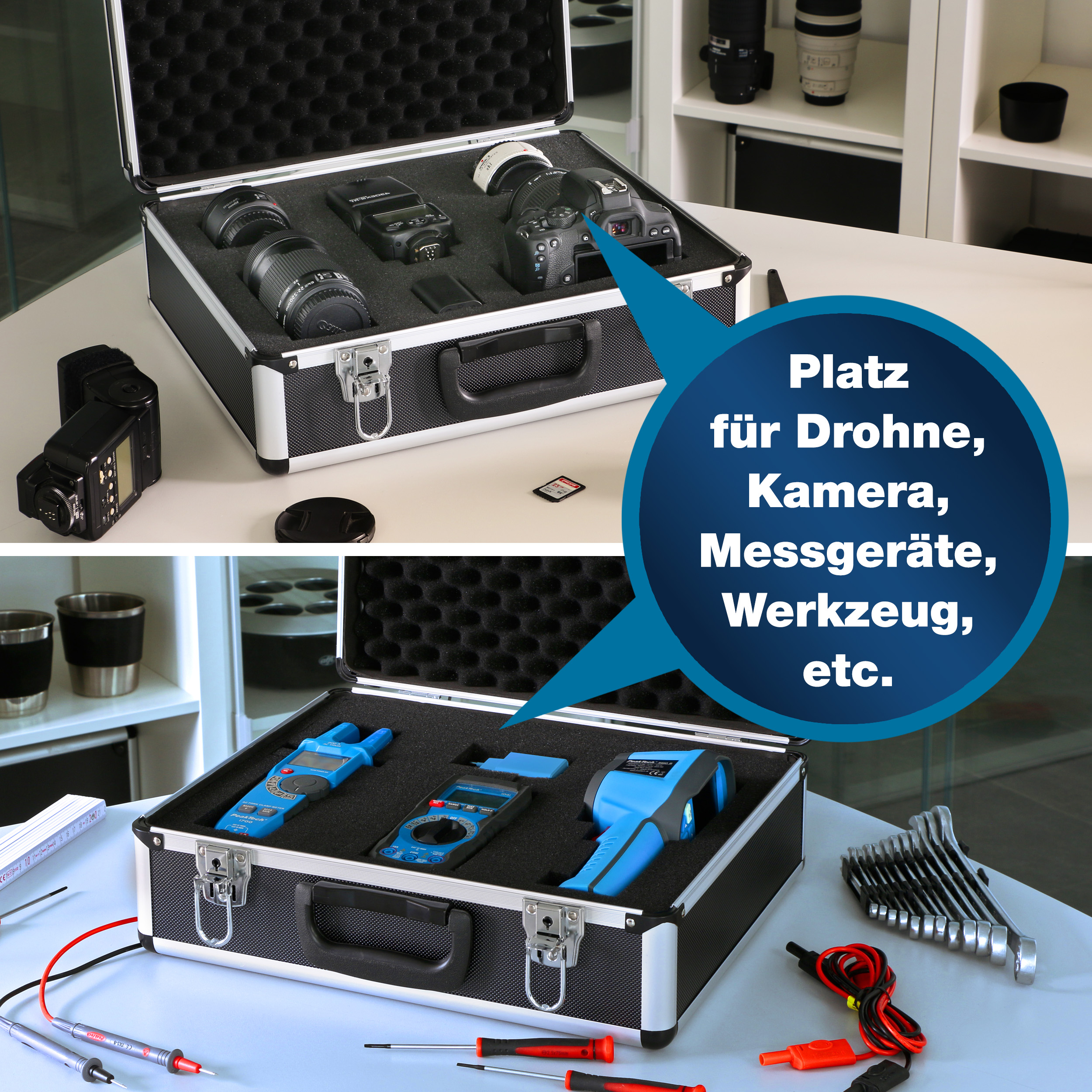 «PeakTech® P 7305» Carrying Case for Measurement Instruments