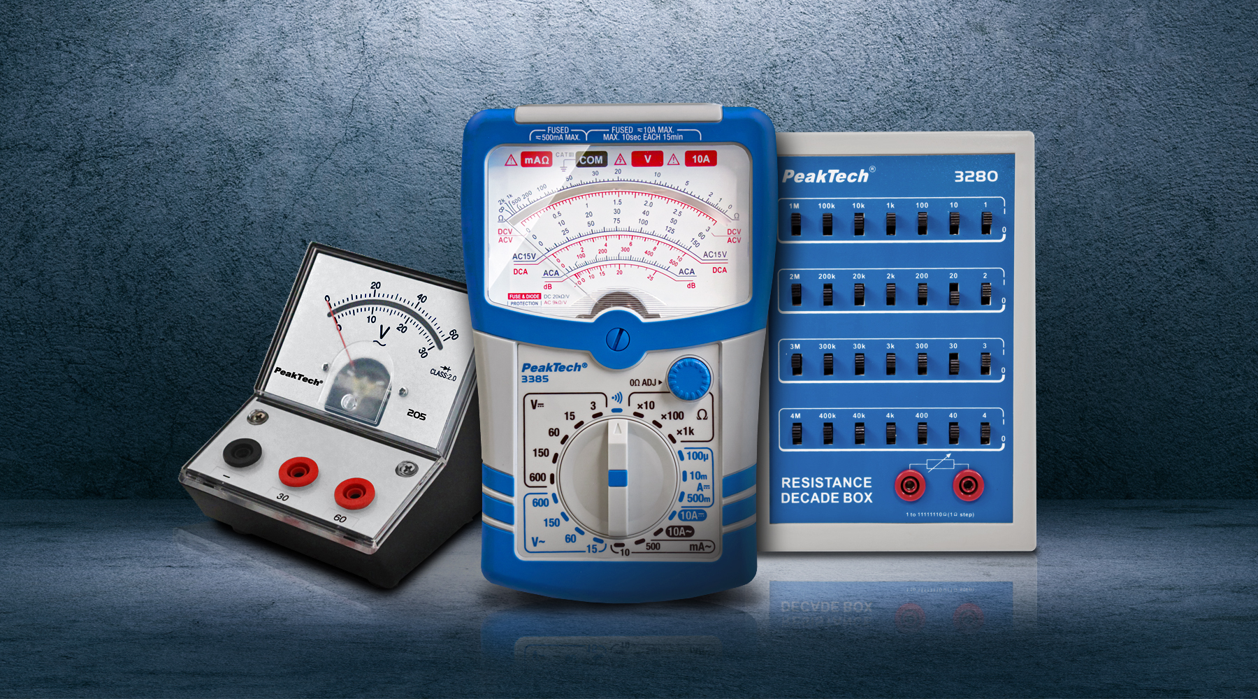 Analog meters & built-in devices