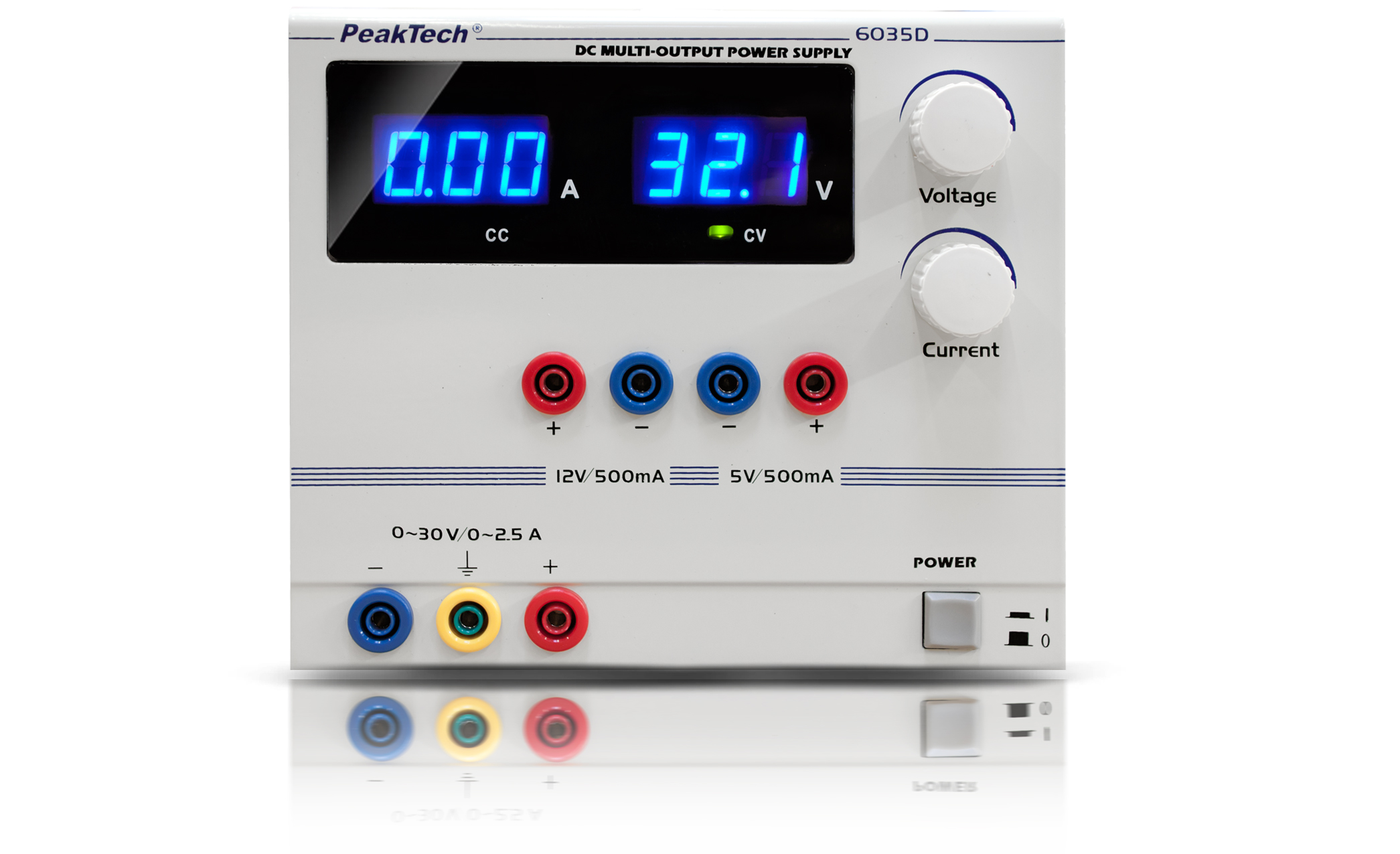 «PeakTech® P 6035 D» Alimentazione digitale 0 - 30 V/0 - 2,5 A DC