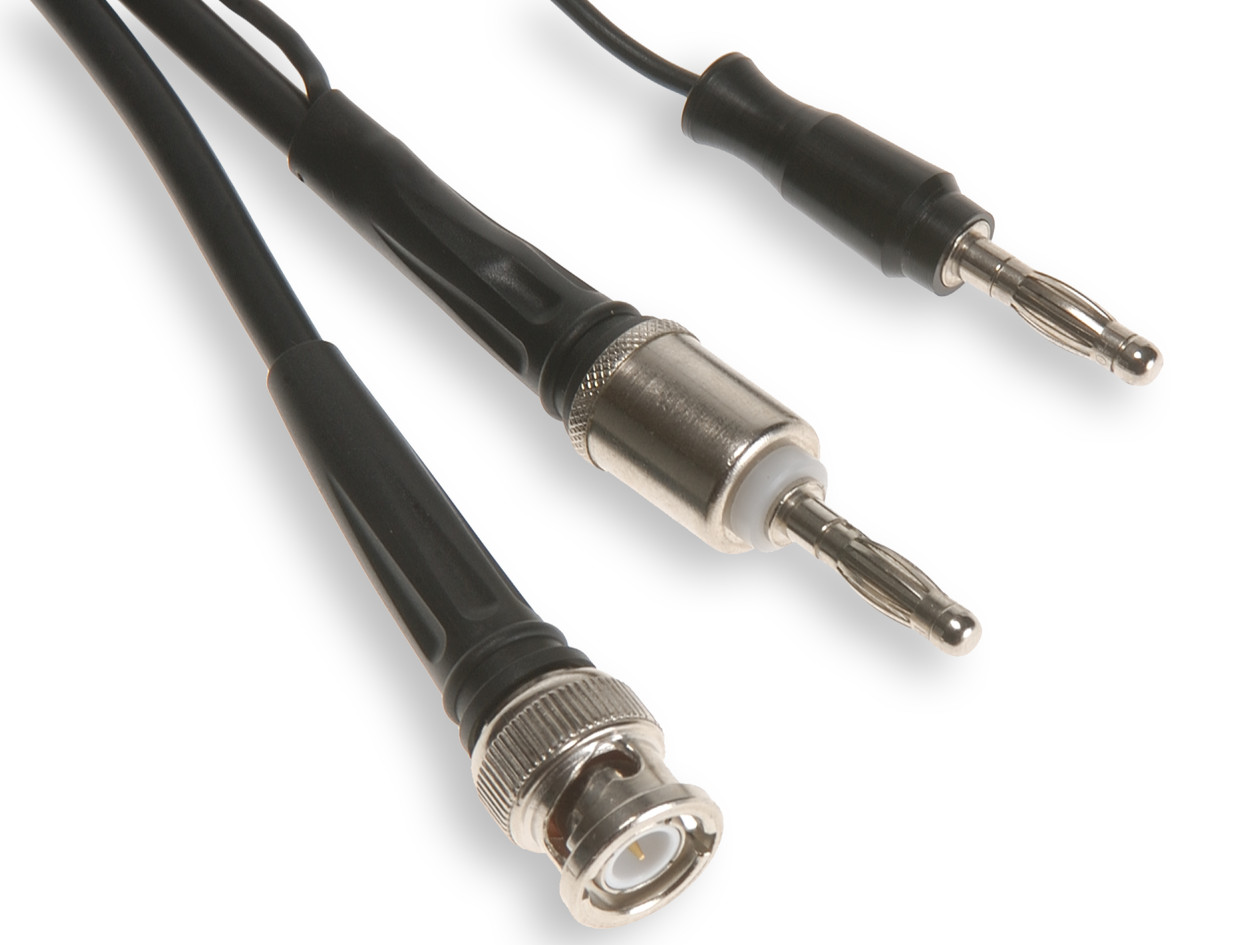 «PeakTech® MKS-1» BNC to 4 mm banana plug ~ measuring cable -100 cm length