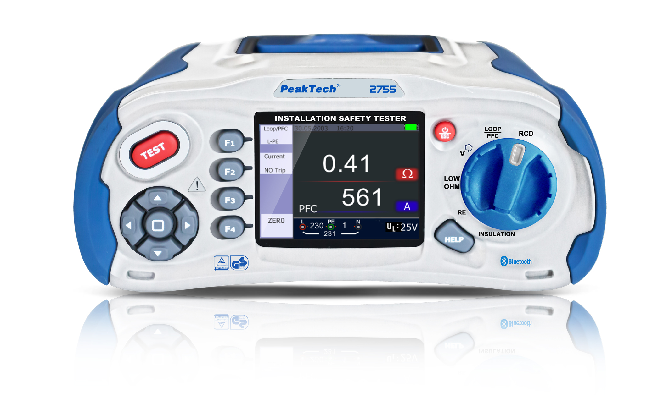 «PeakTech® P 2755» Tester bezpieczeństwa instalacji