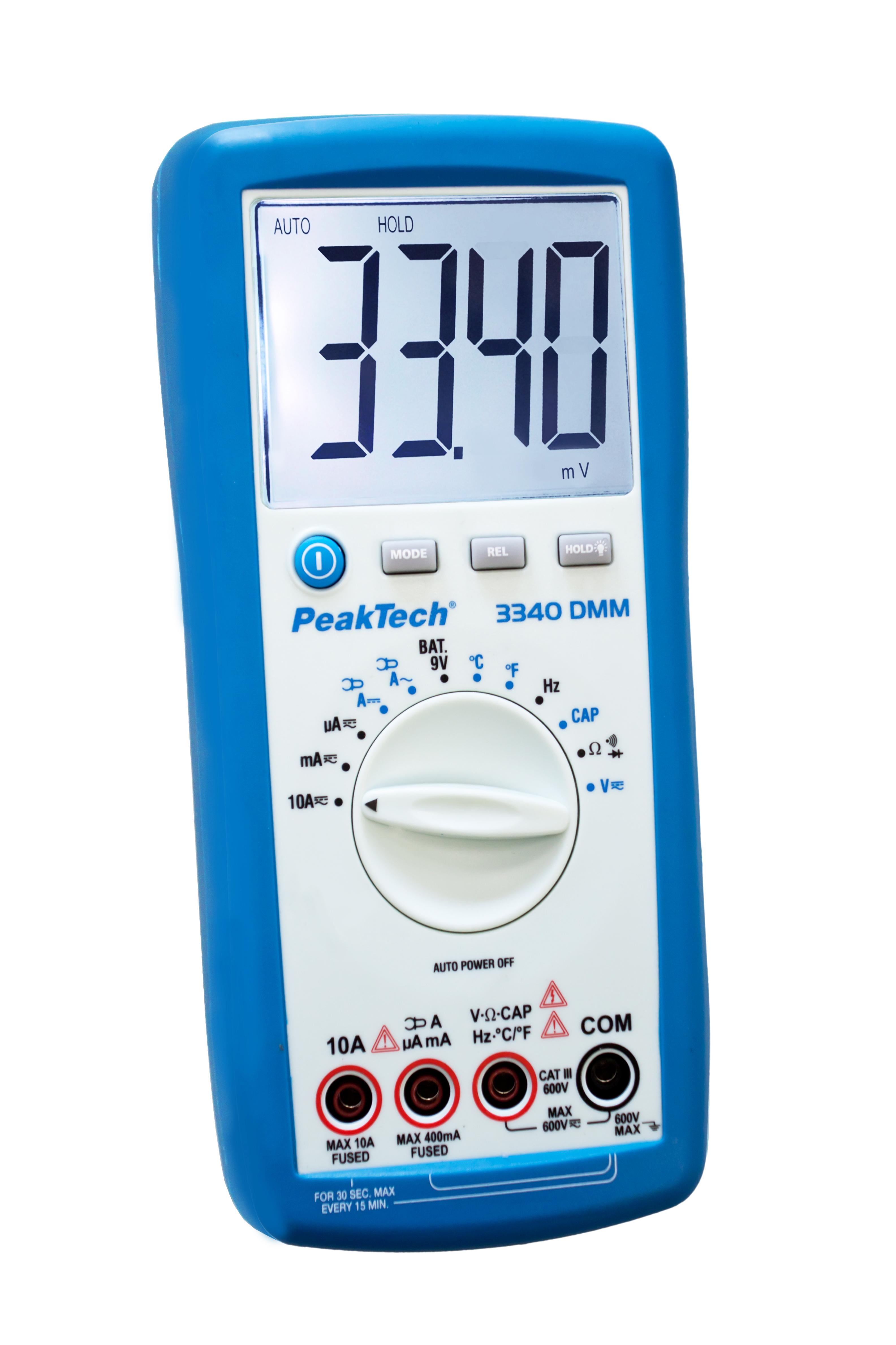 «PeakTech® P 3340» Multimetr cyfrowy, 4000 zliczeń, 600 V AC/DC