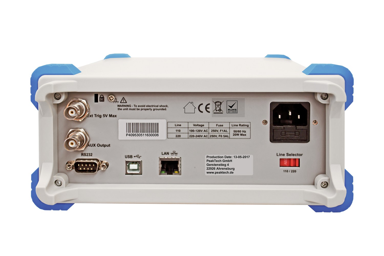 «PeakTech® P 4095» Graphical bench multimeter, 60.000 counts with TFT