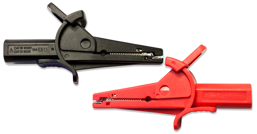 «PeakTech® P 7015» Alligator clamps for Digital Multimeter