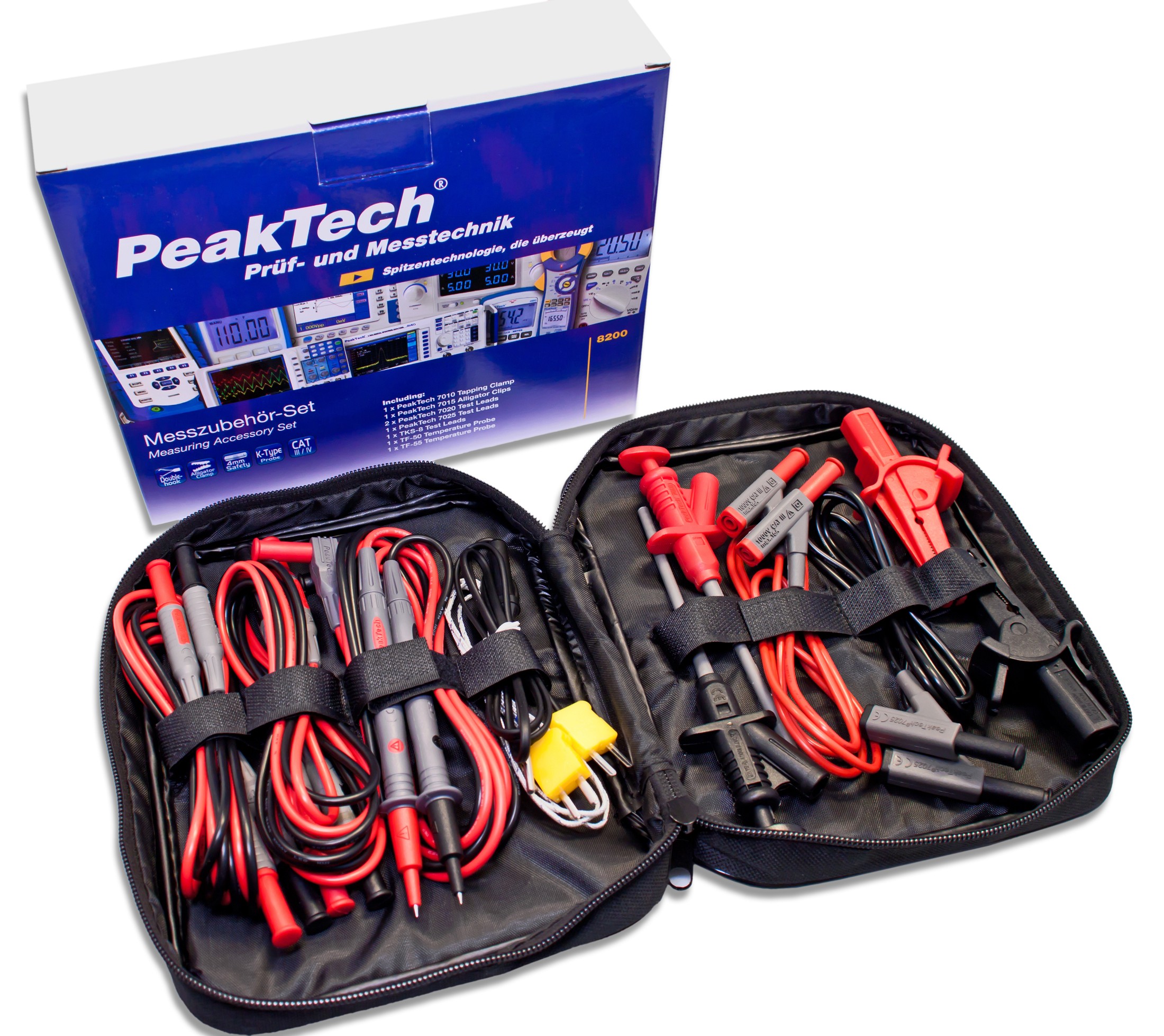 «PeakTech® P 8200» Ensemble d'accessoires de mesure