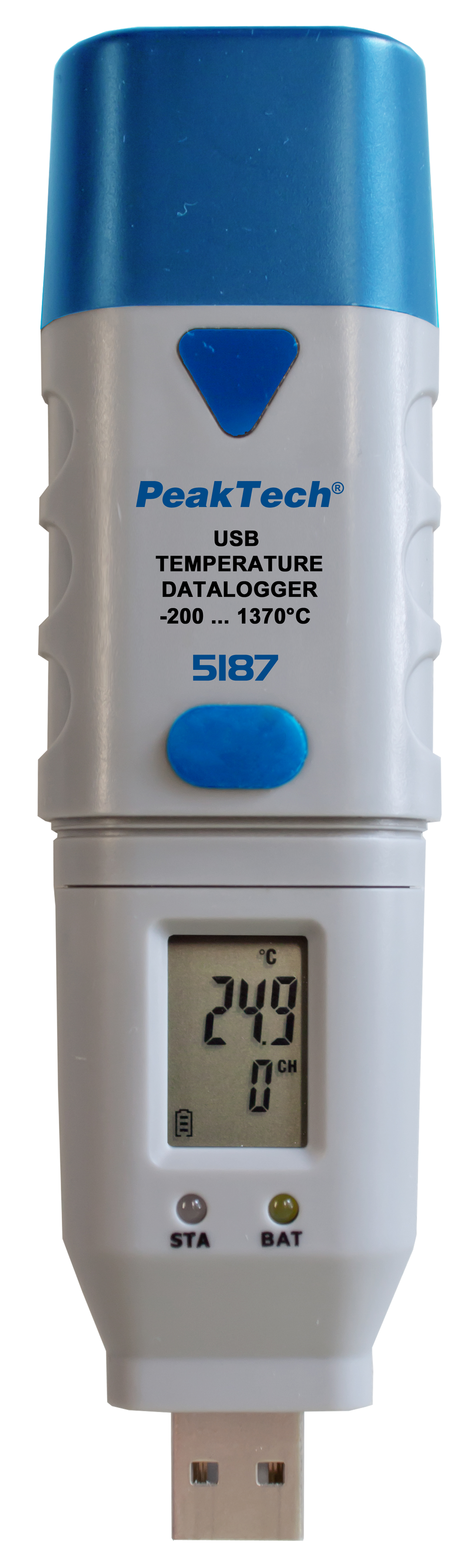 «PeakTech® P 5187» USB-Datalogger K-Type Temperature, 32.000 Points