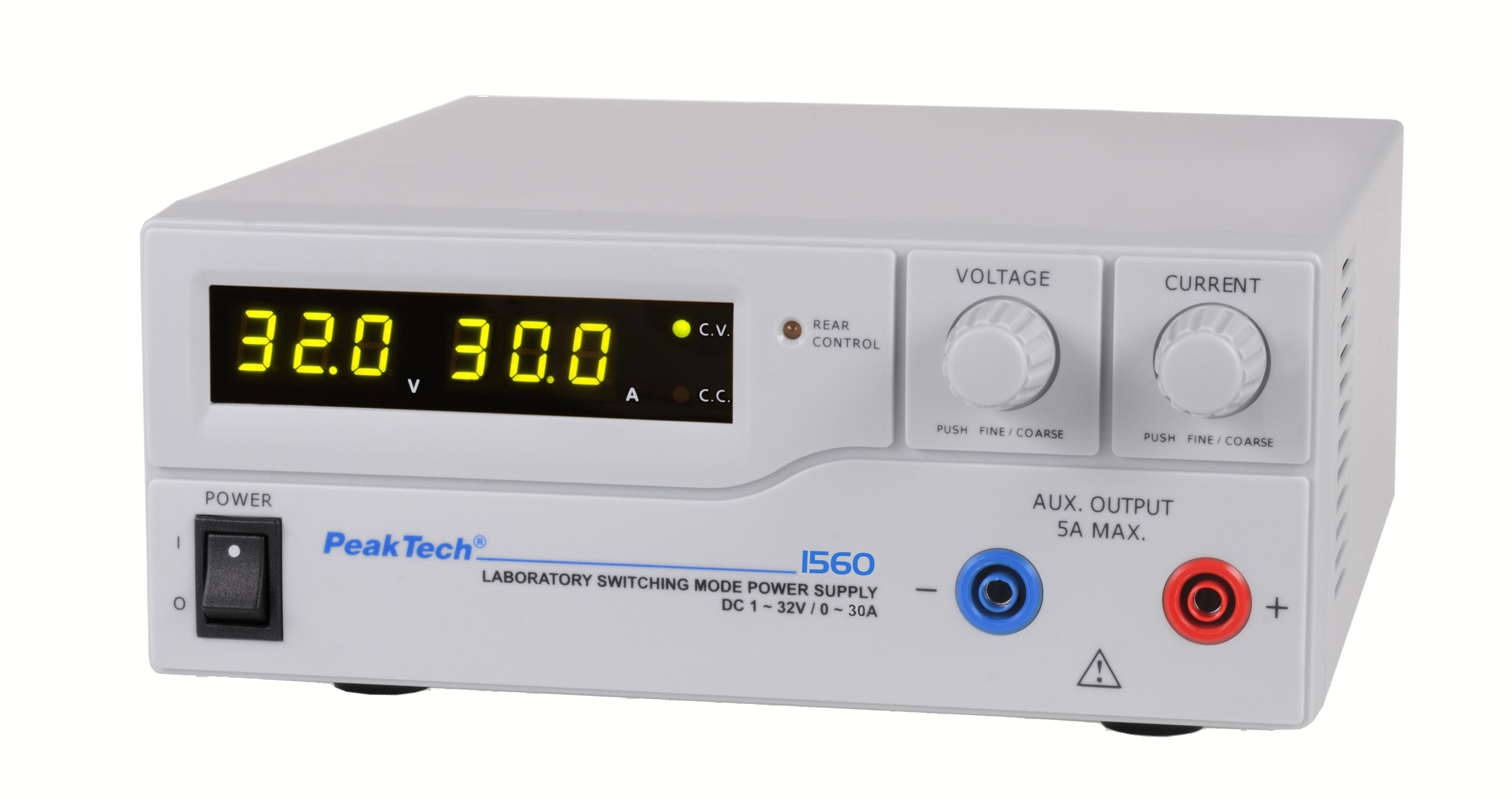 «PeakTech® P 1560» Laboratory power supply DC 1 - 32 V / 0 - 30 A