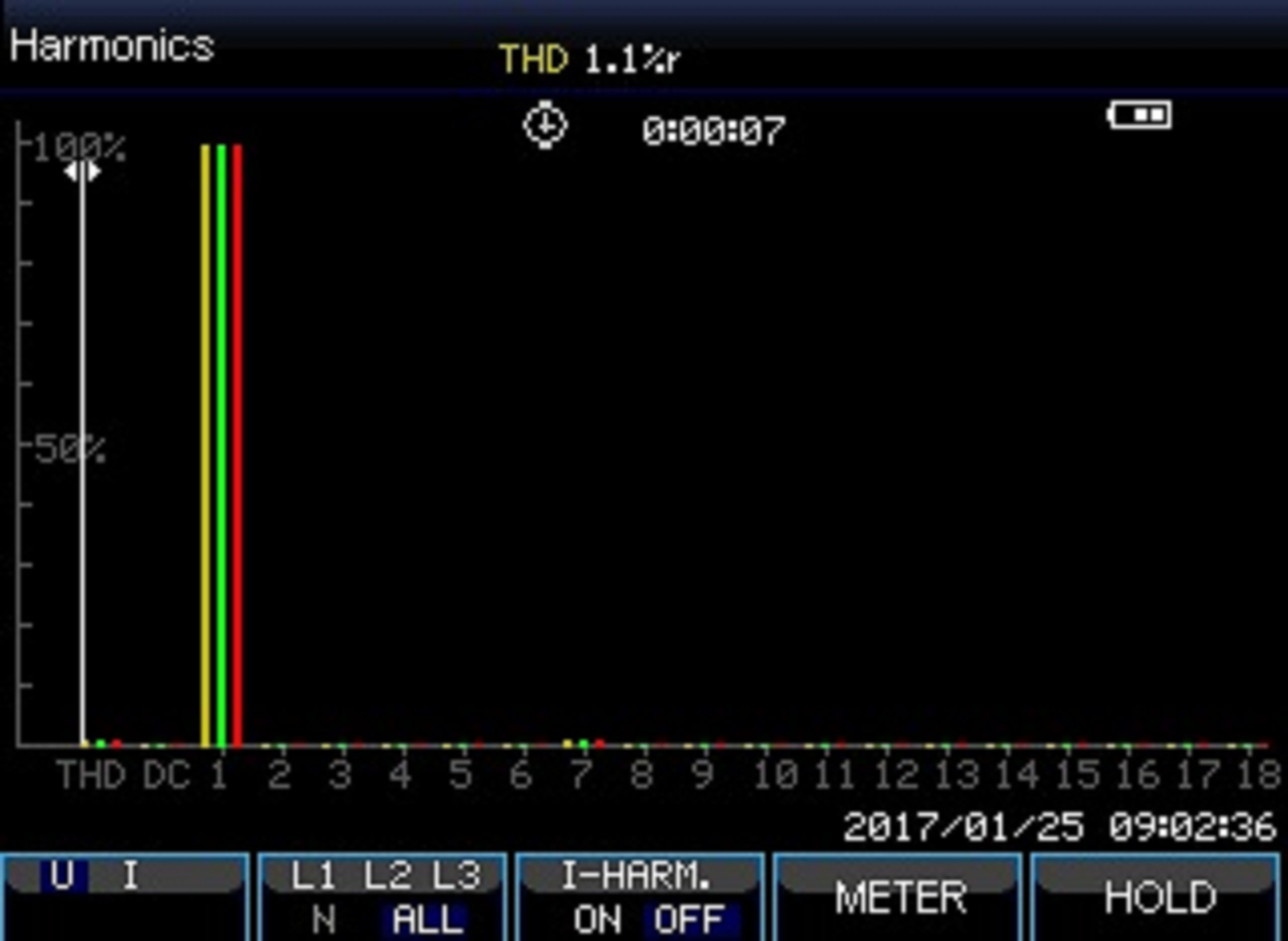 «PeakTech® P 4145» Analizador de Potencia Trifásico TFT/Datalogger