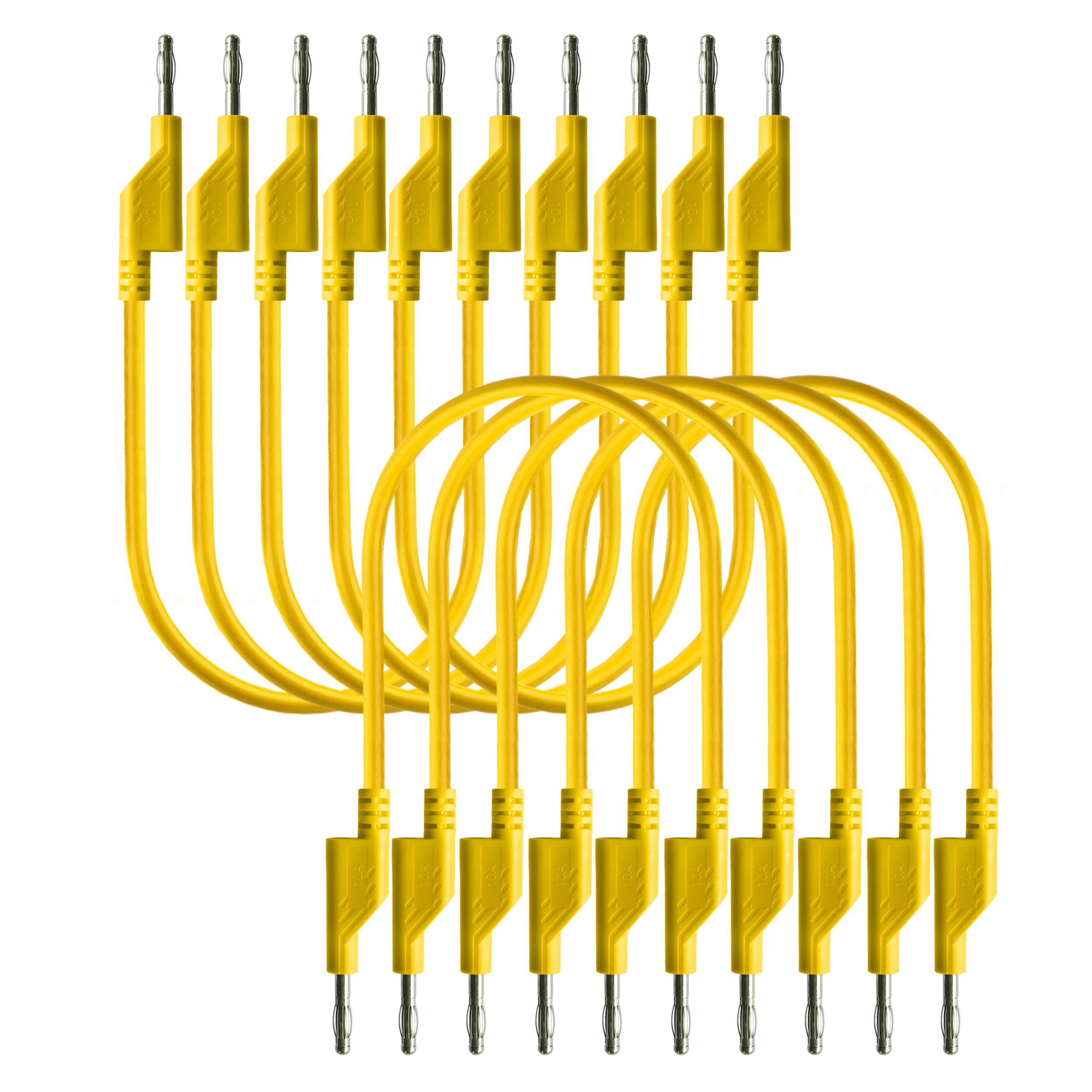 «PeakTech® P 7046 YELLOW» Testkabel 25cm (Farbe: gelb)