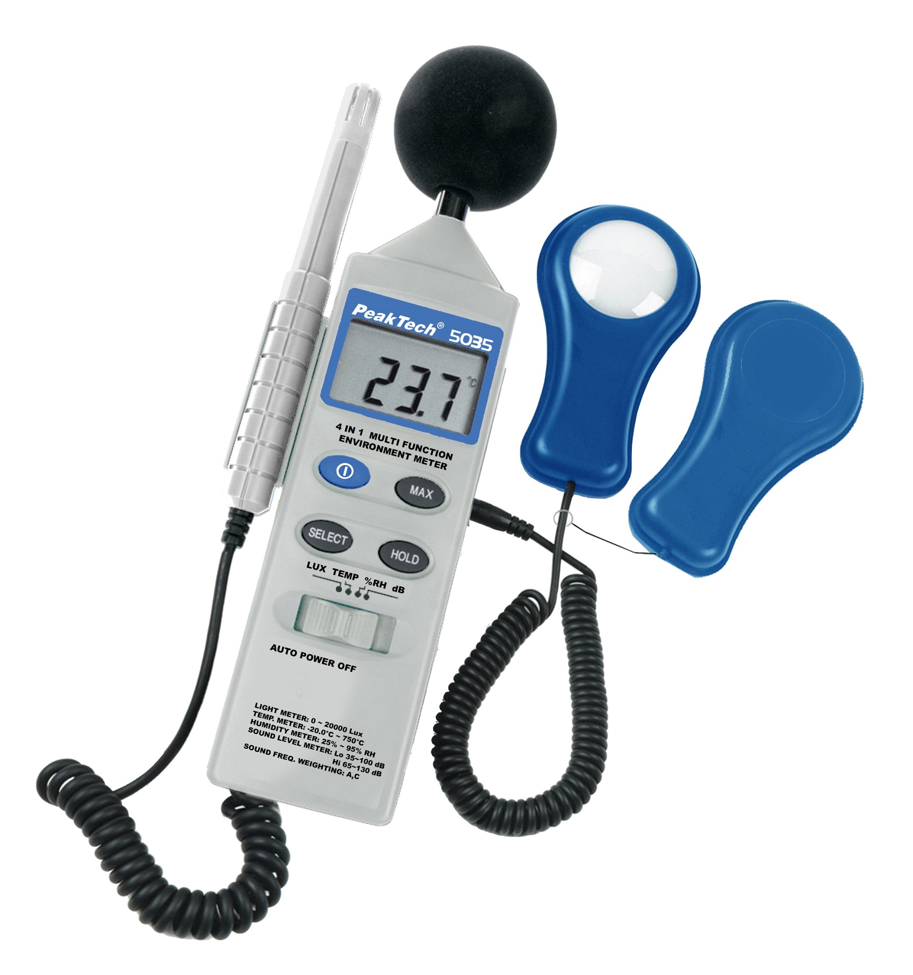 «PeakTech® P 5035» Multifunction environment tester «PeakTech® P 5035» Multifunction environment tester