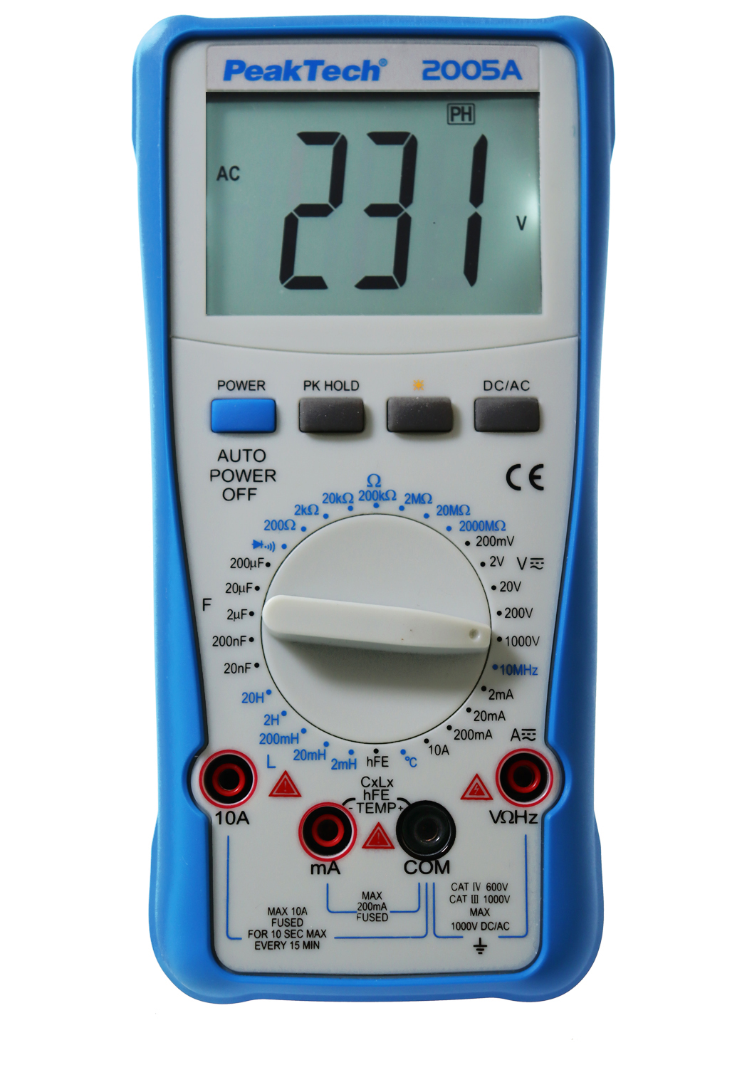 «PeakTech® P 2005 A» 1000 V digital multimeter 2000 Counts