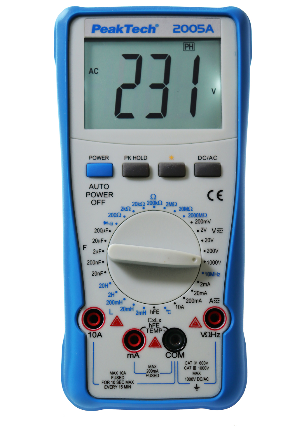 «PeakTech® P 2005 A» 1000 V Digitalmultimeter 2000 Counts