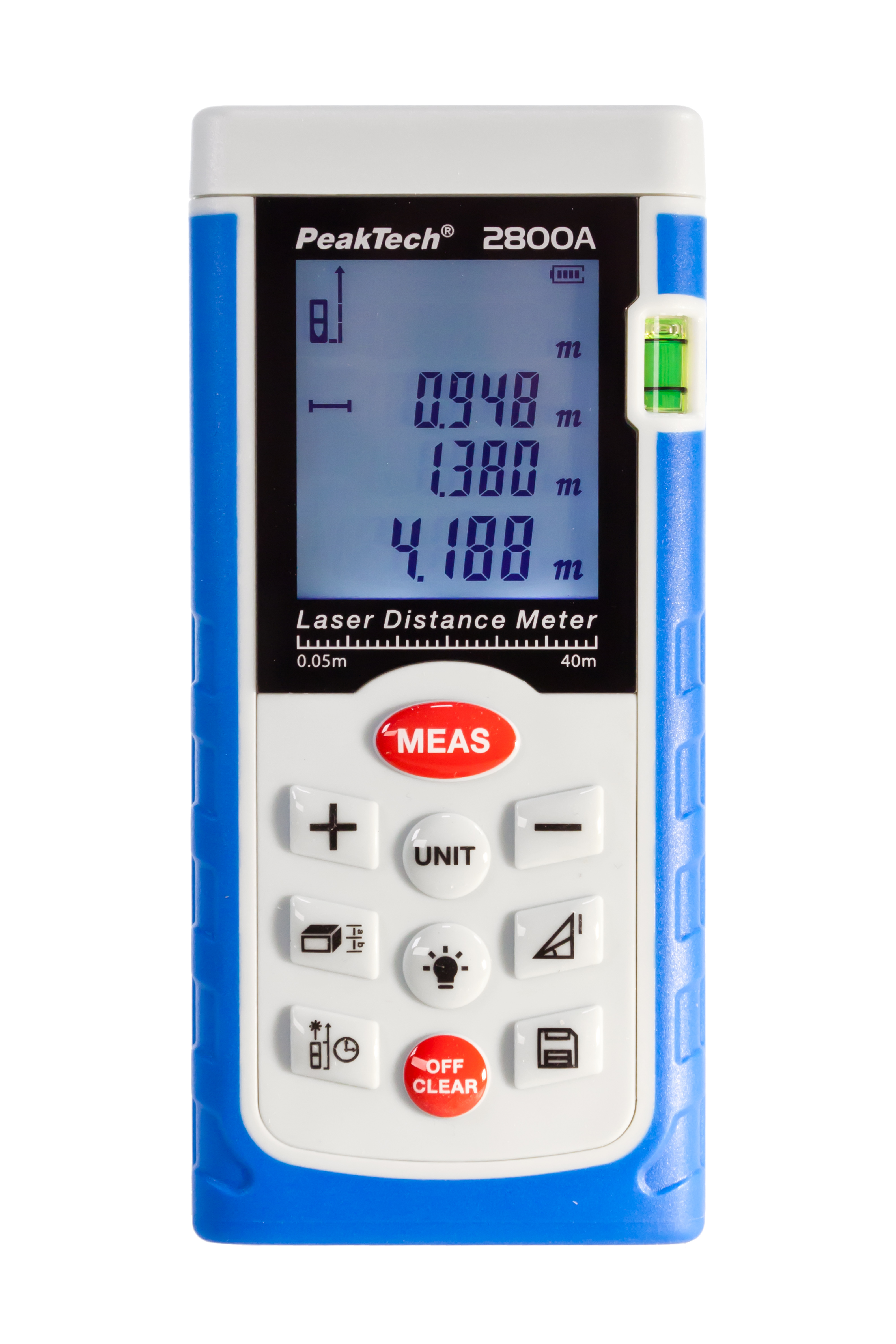 «PeakTech® P 2800 A» Laser distance measuring device up to 40 meters