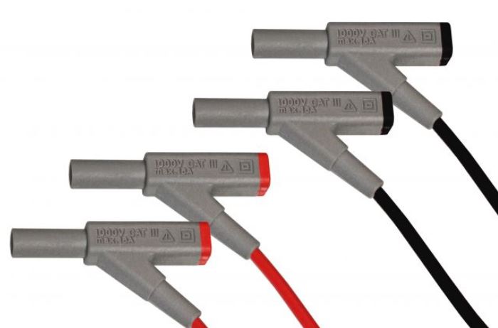 «PeakTech® P 7025» Test Leads for Digital Multimeter with coupling