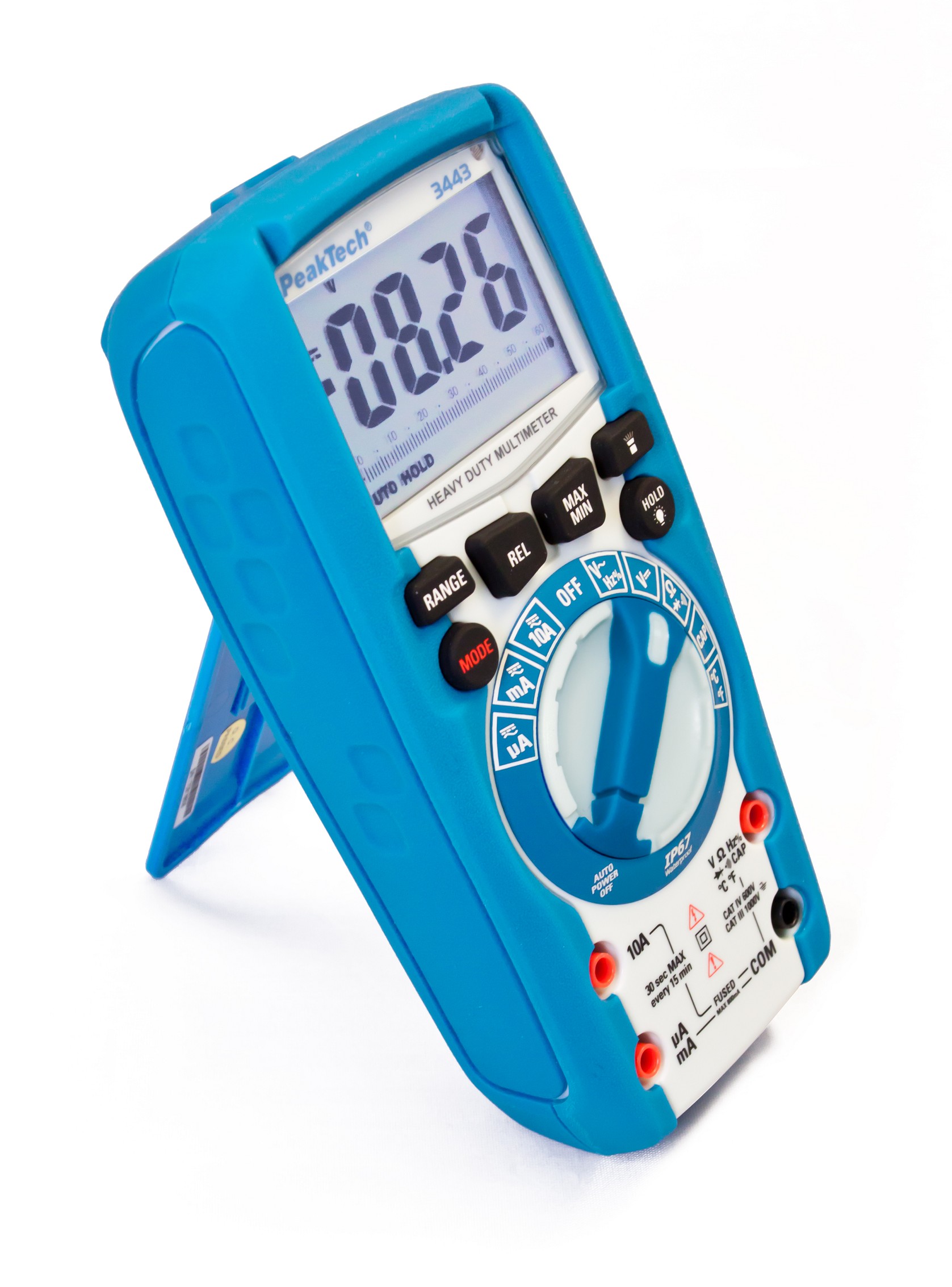 «PeakTech® P 3443» Digitalmultimeter 6.000 Counts, IP67