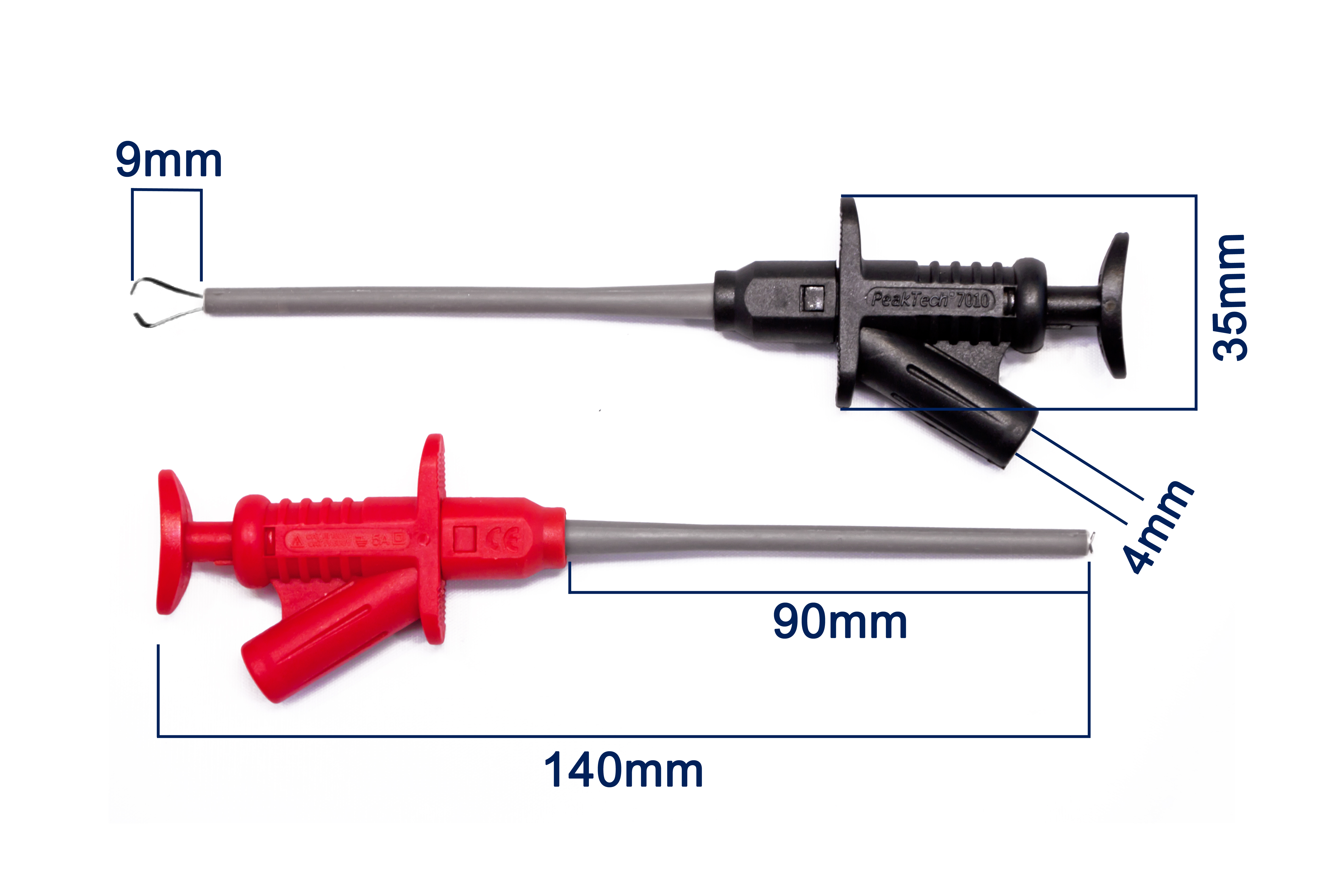 «PeakTech® P 7010» Zaciski gwintowane do multimetru cyfrowego; 5 A