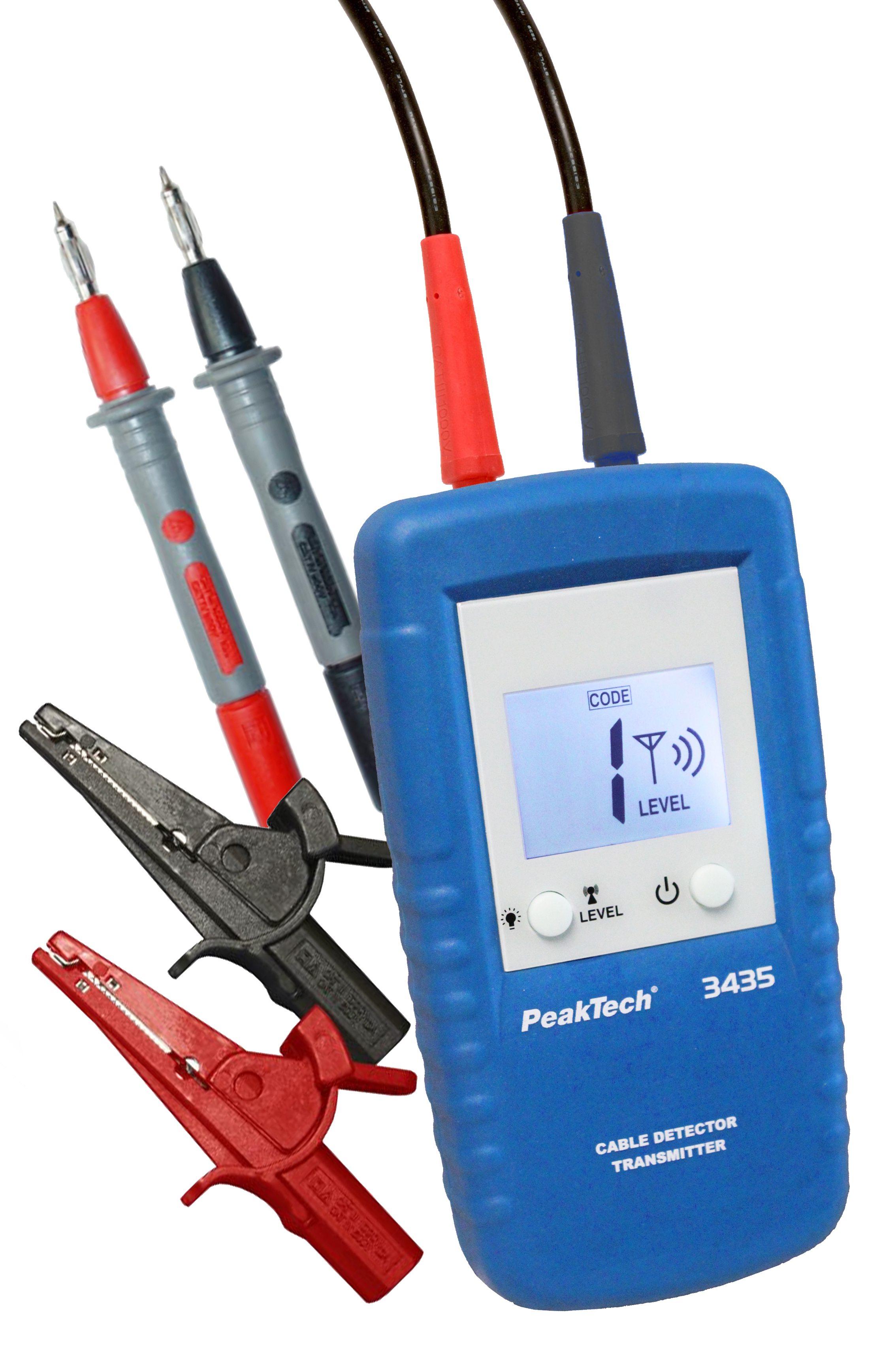 PeakTech P 3435 - Detector de Cables (Emisor y Receptor)