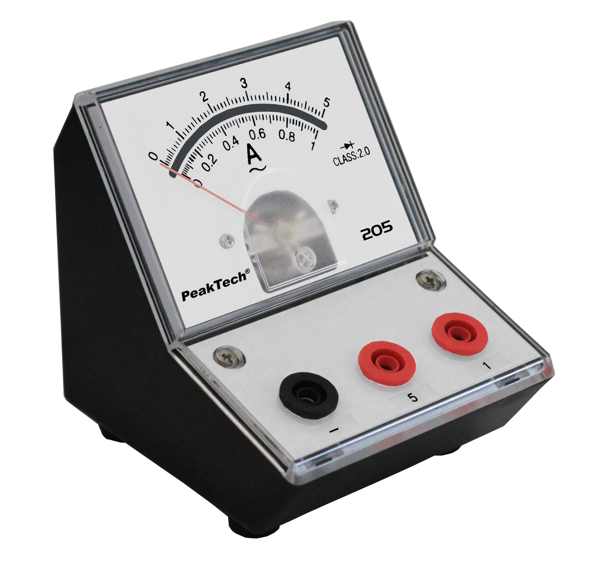 «PeakTech® P 205-09» Analog amperemeter - 0 ... 1A/5A AC