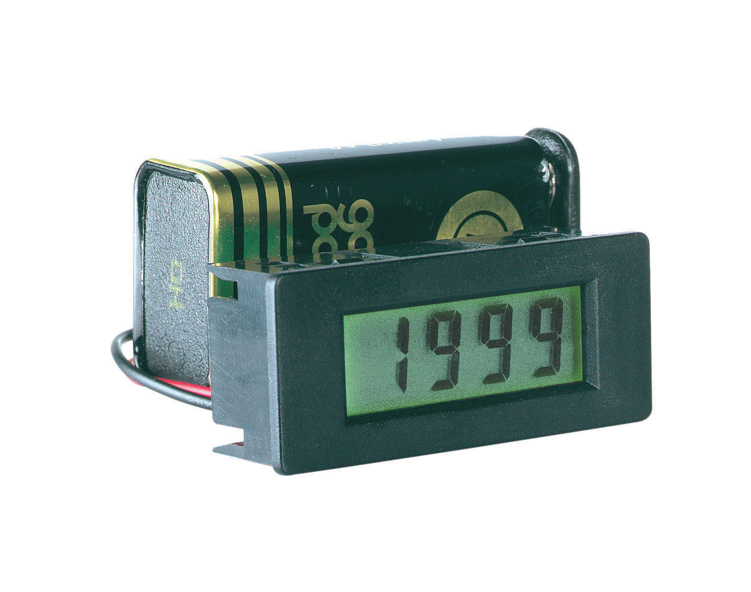 «PeakTech® LDP-340» Volt & ammeter, LCD display 8mm hight of digits