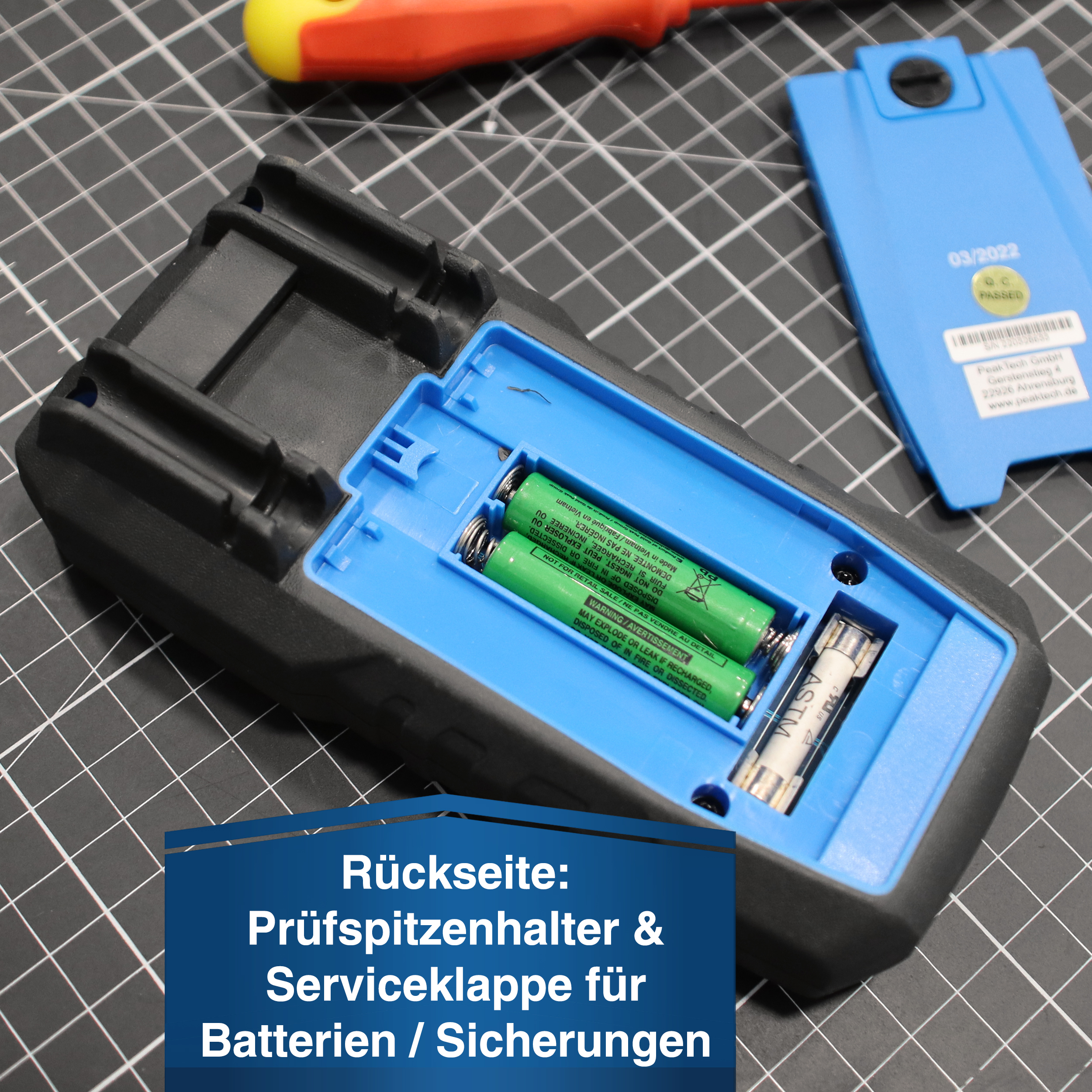 «PeakTech® P 1041» Multimètre TrueRMS 4000 compteur gamme automatique
