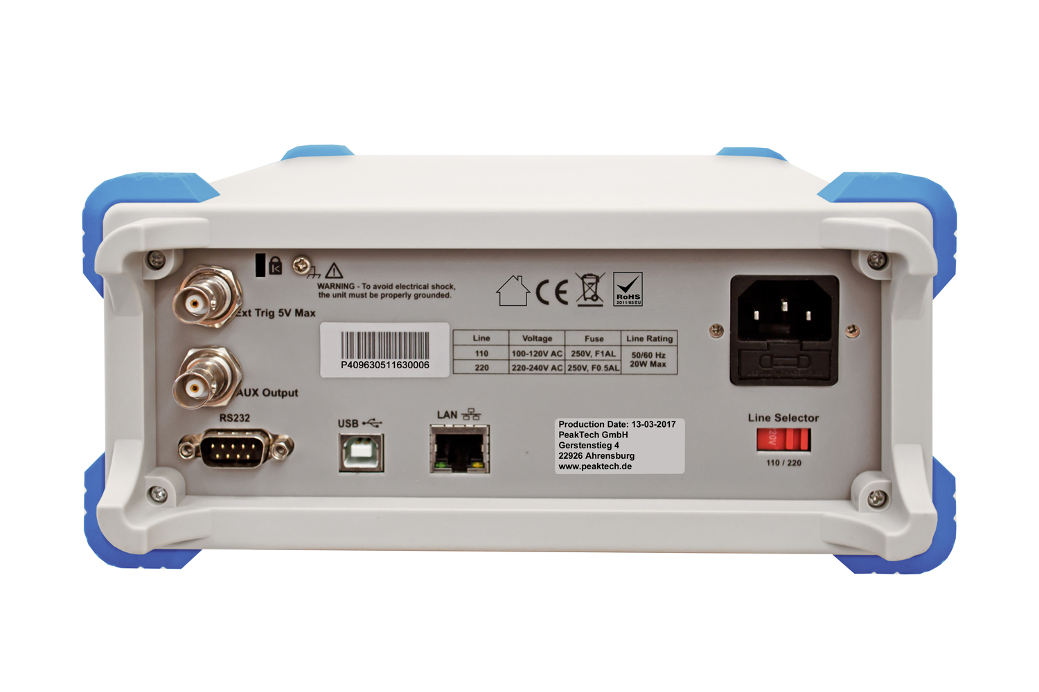 «PeakTech® P 4096» Graphical bench multimeter, 200.000 counts & TFT