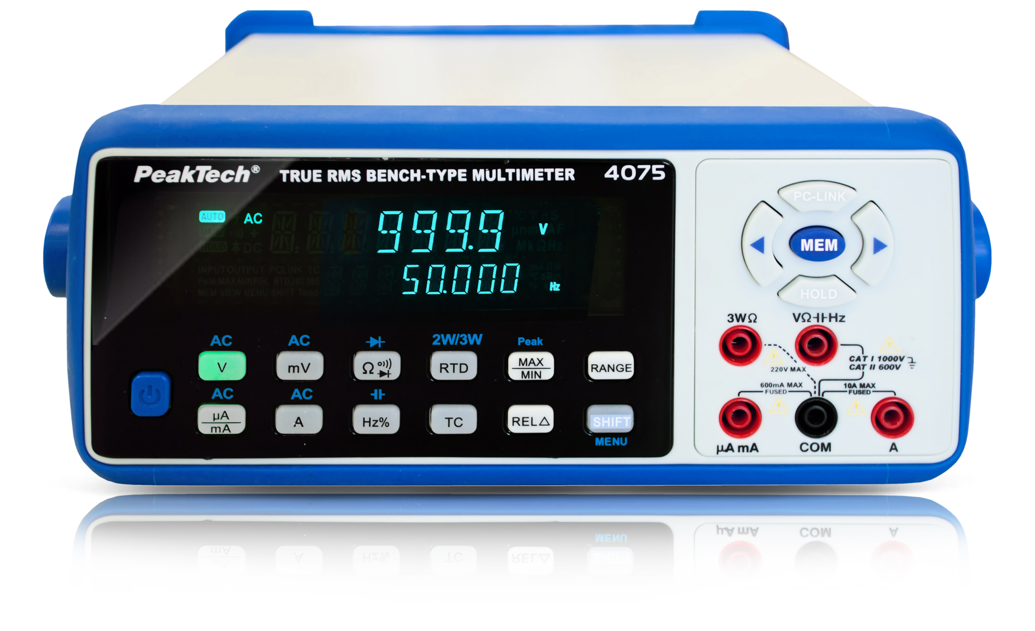 «PeakTech® P 4075» Digital bench multimeter, 63,000 counts