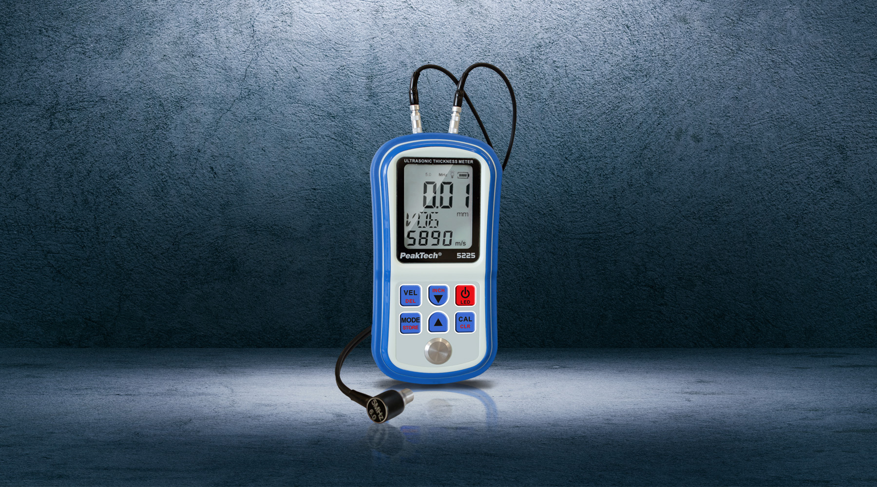 Material thickness gauges