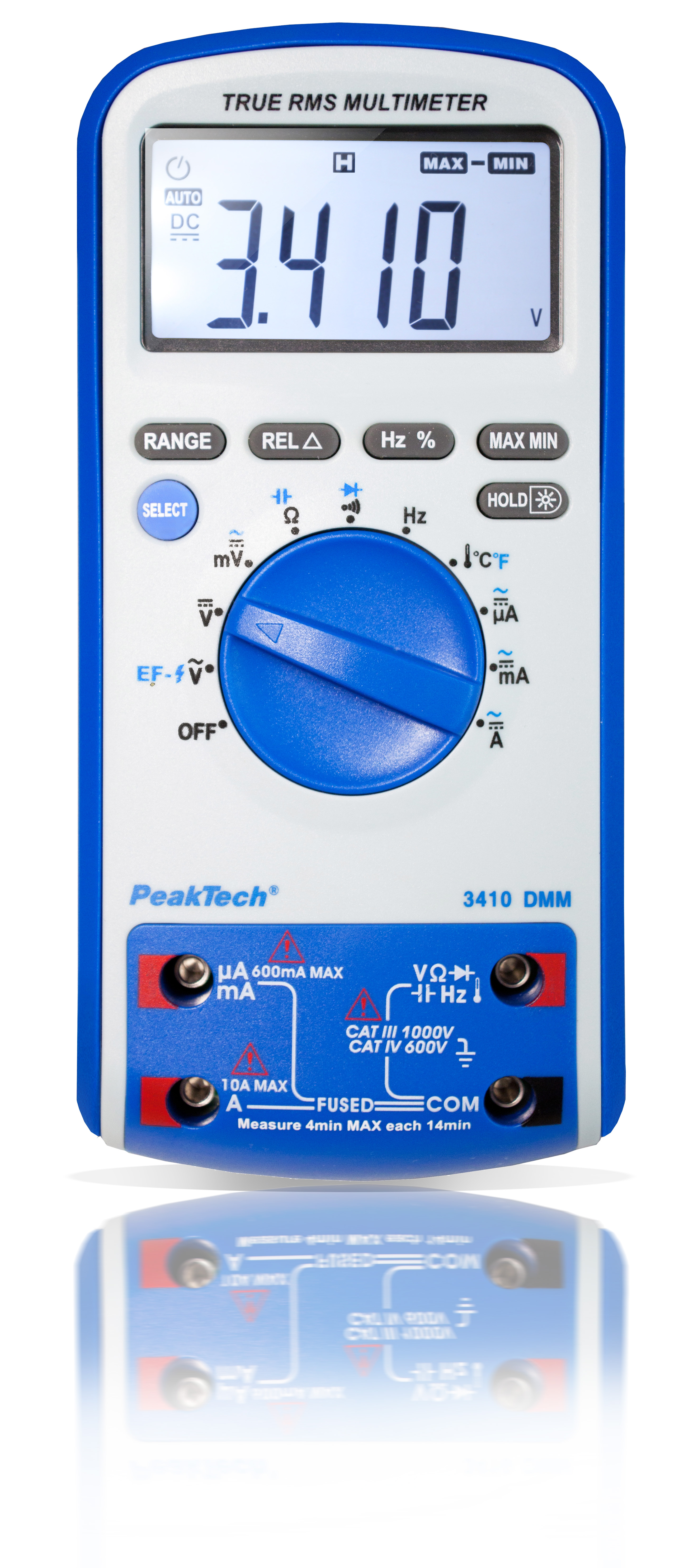 «PeakTech® P 3410» Digitalmultimeter, 6.000 Counts mit TrueRMS