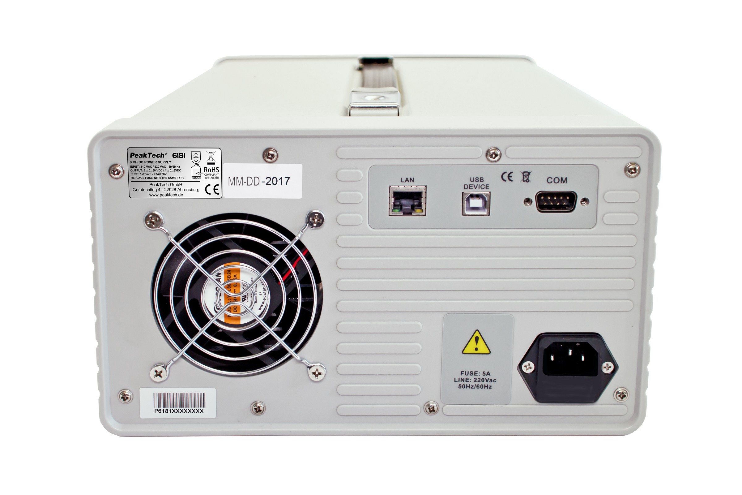 «PeakTech® P 6181» Programmable DC Power Supply