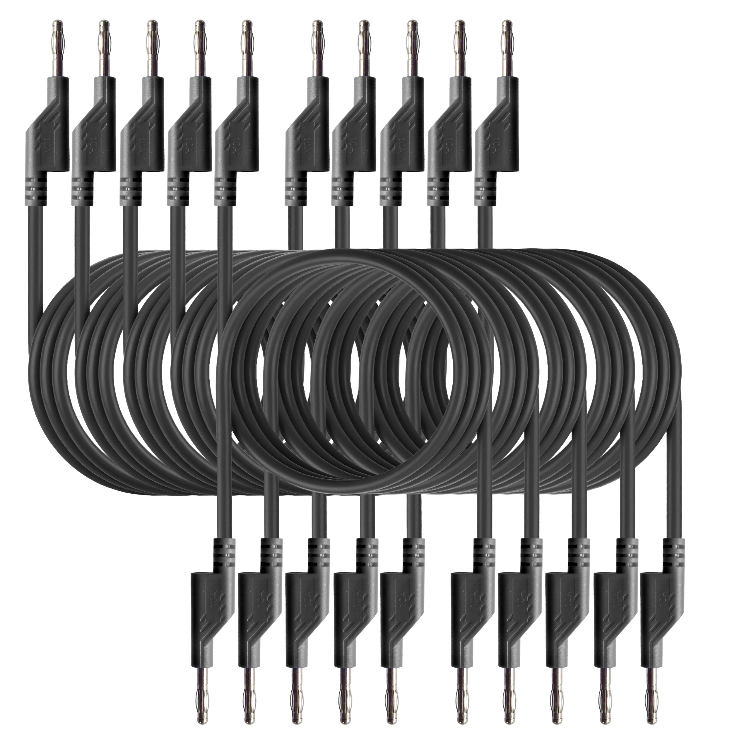 «PeakTech® P 7048 BLACK» Testkabel 75cm (Farbe: schwarz)