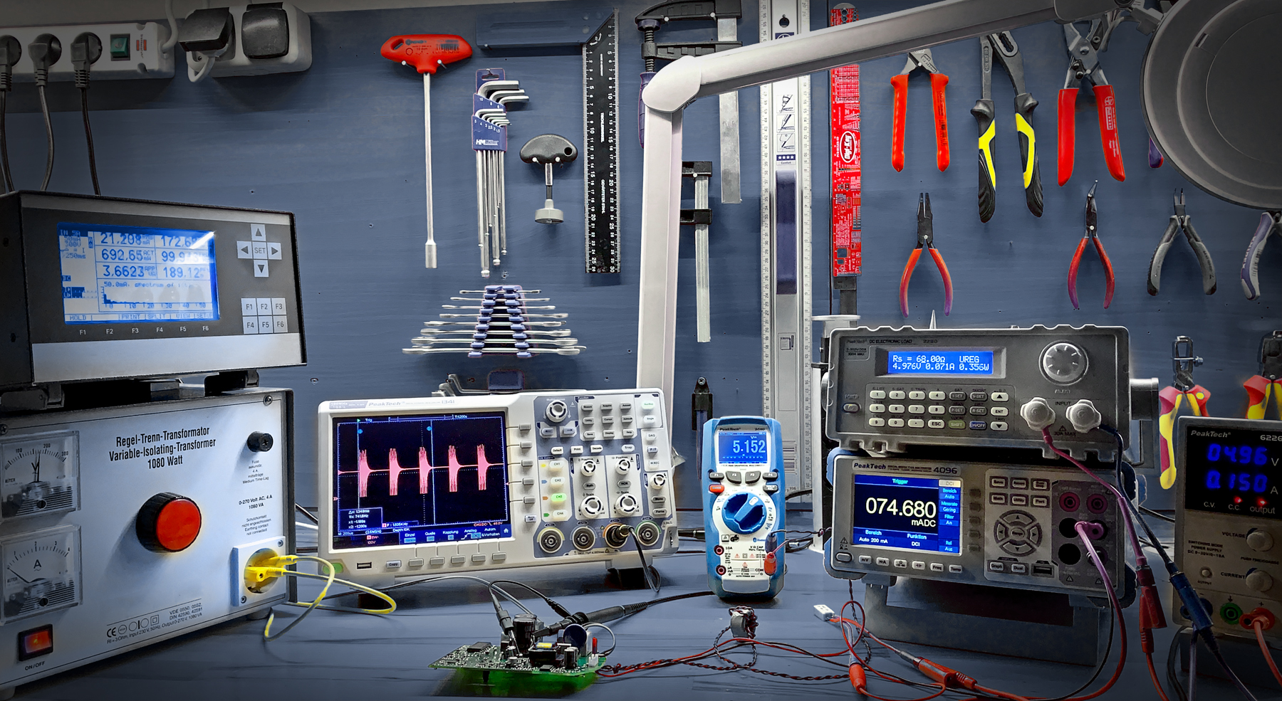 Werkstattausrüstung Elektrotechniker-Handwerk