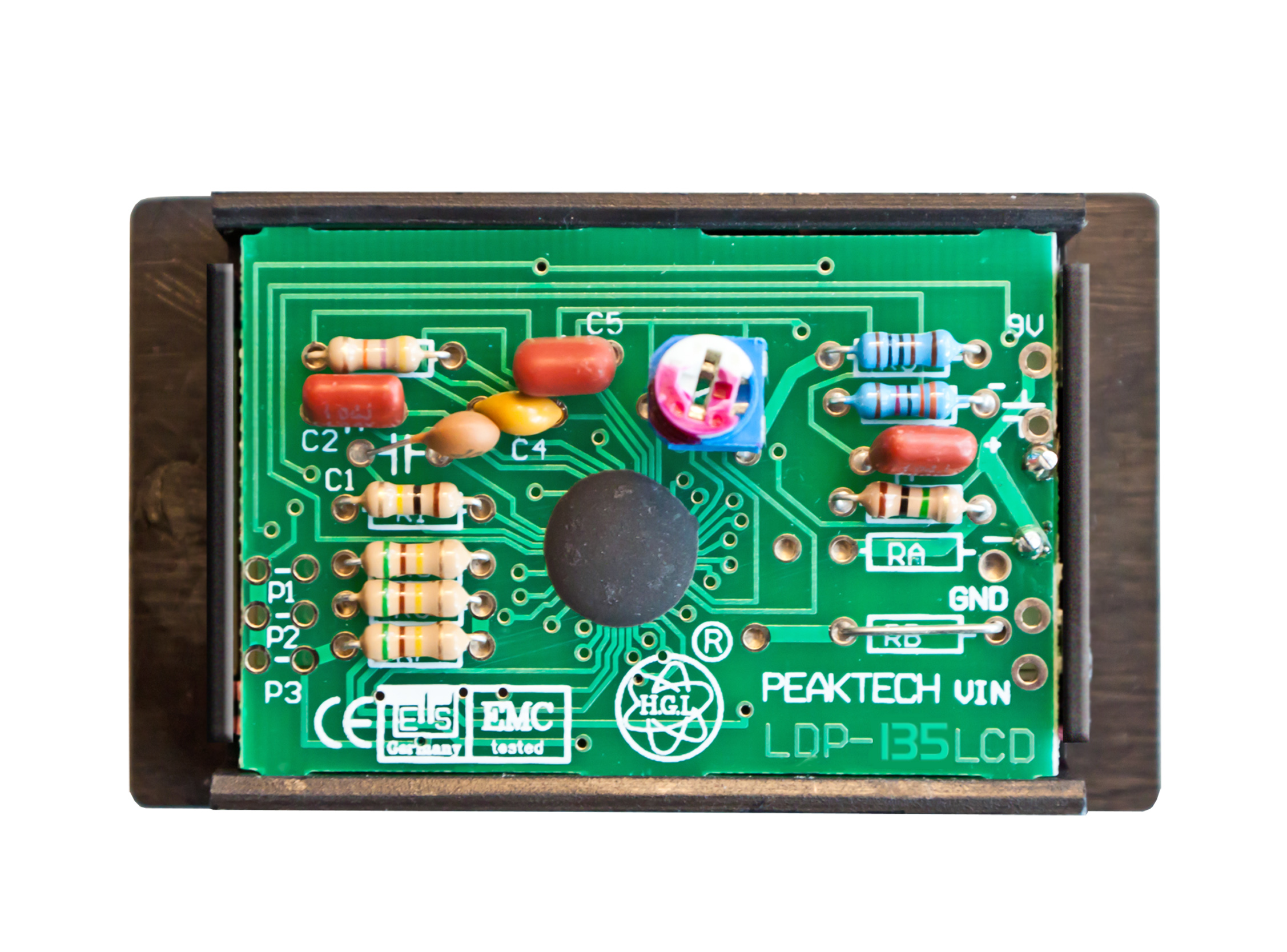 «PeakTech® LDP-135» Volt & ammeter, LCD display 13mm hight of digits