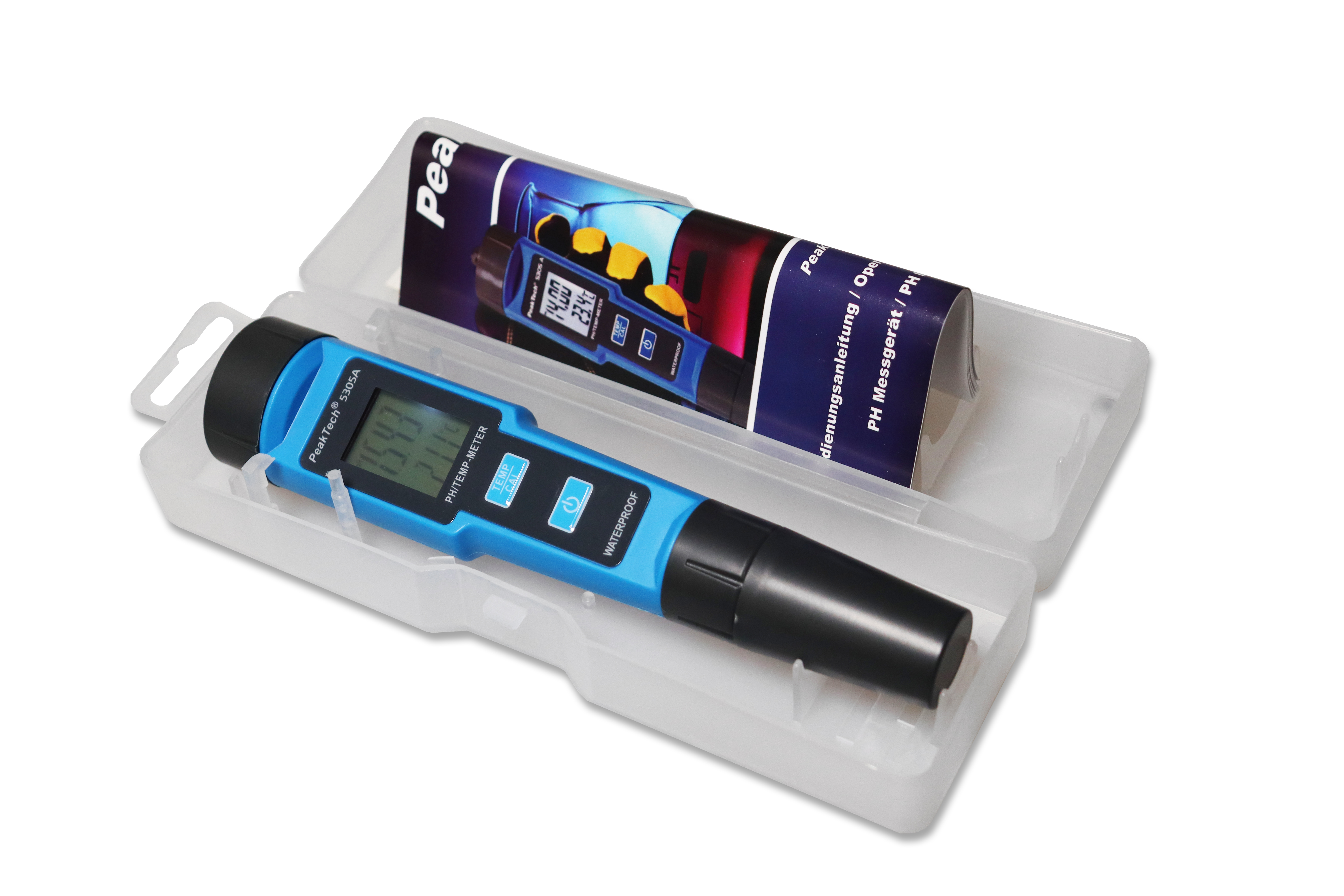 «PeakTech® P 5305 A» 2 in 1 PH-Meter for PH/TEMP