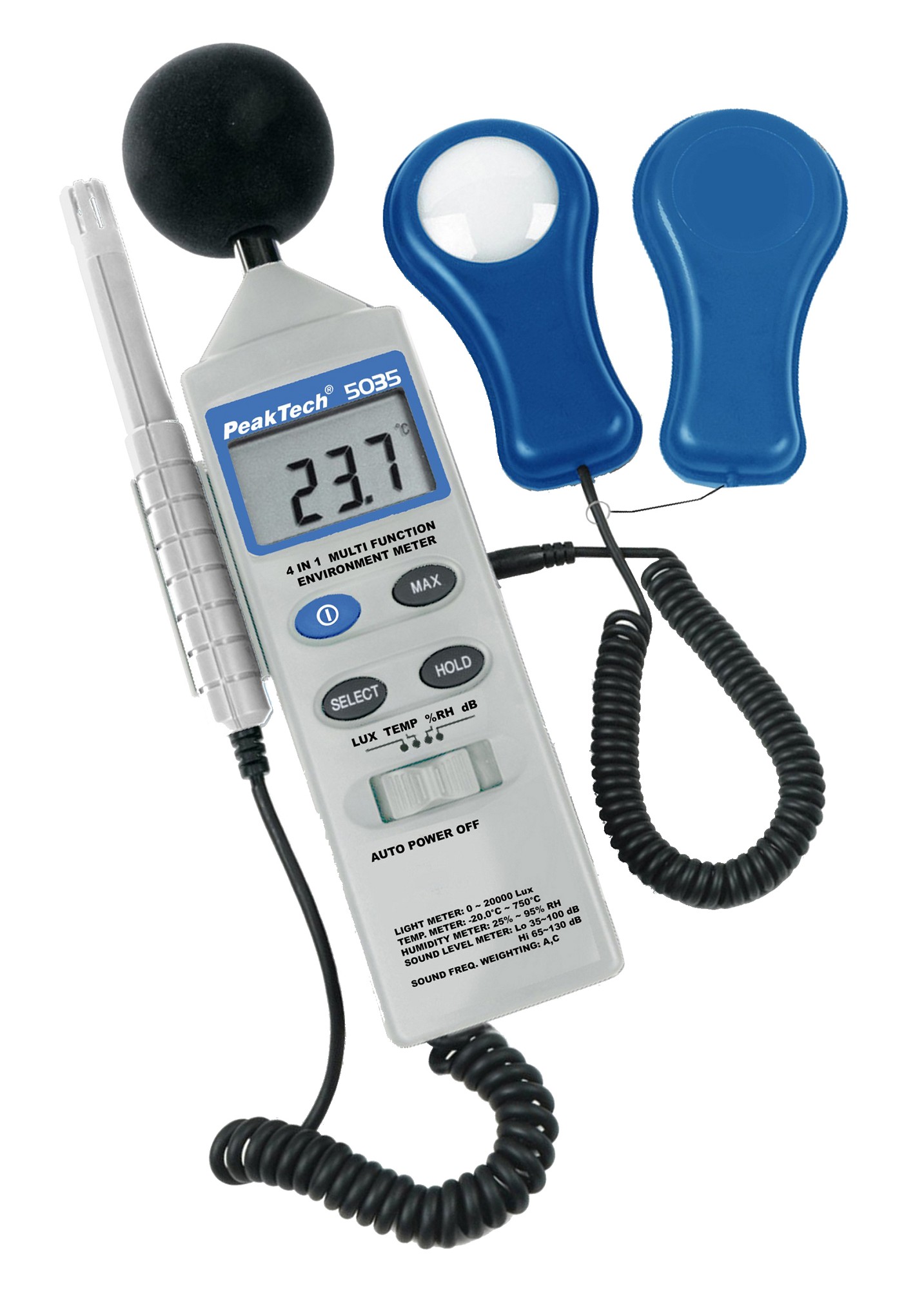 «PeakTech® P 5035» Tester ambientale multifunzione