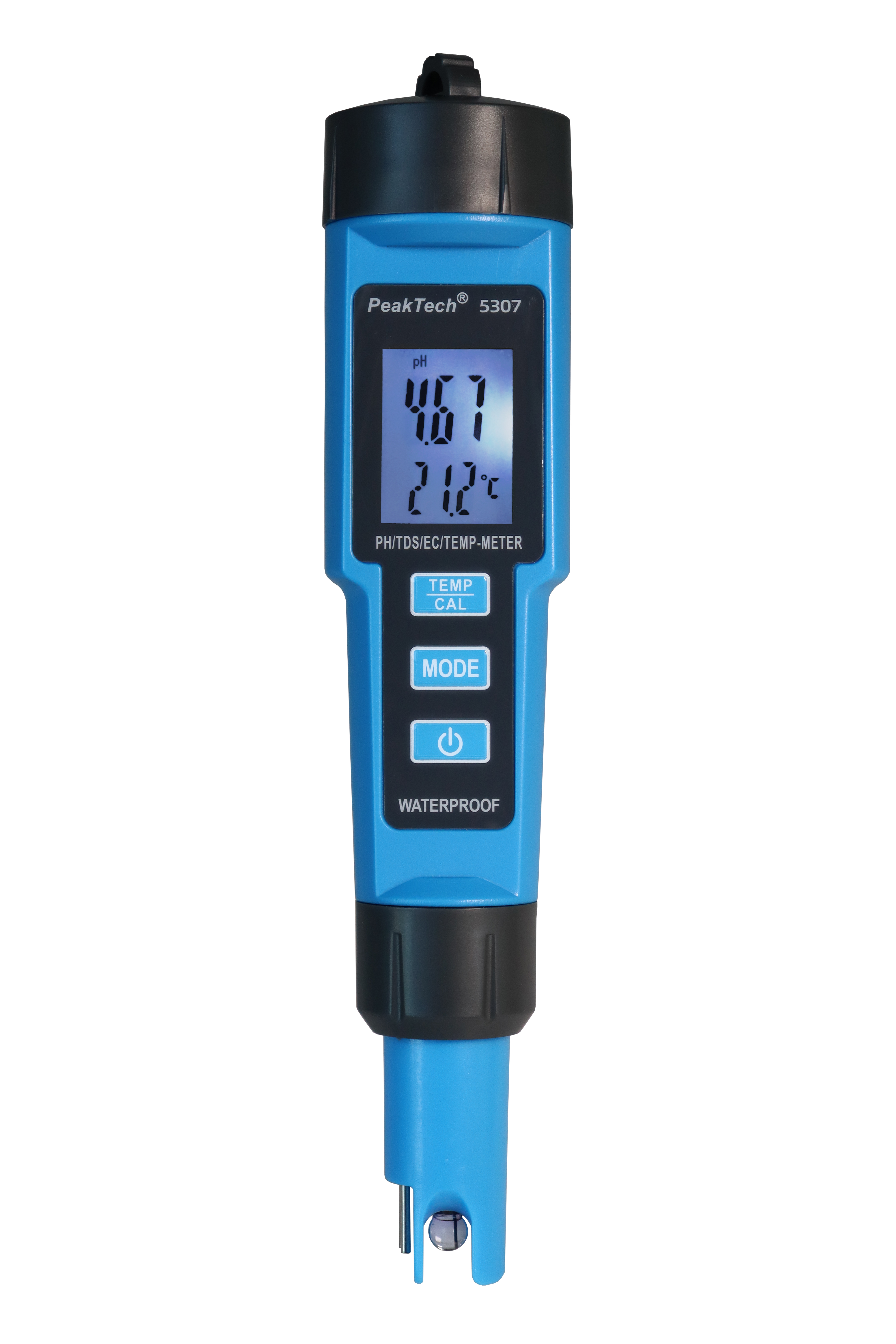 «PeakTech® P 5307» PH-mètre 4 en 1 pour PH/EC/TDS/TEMP