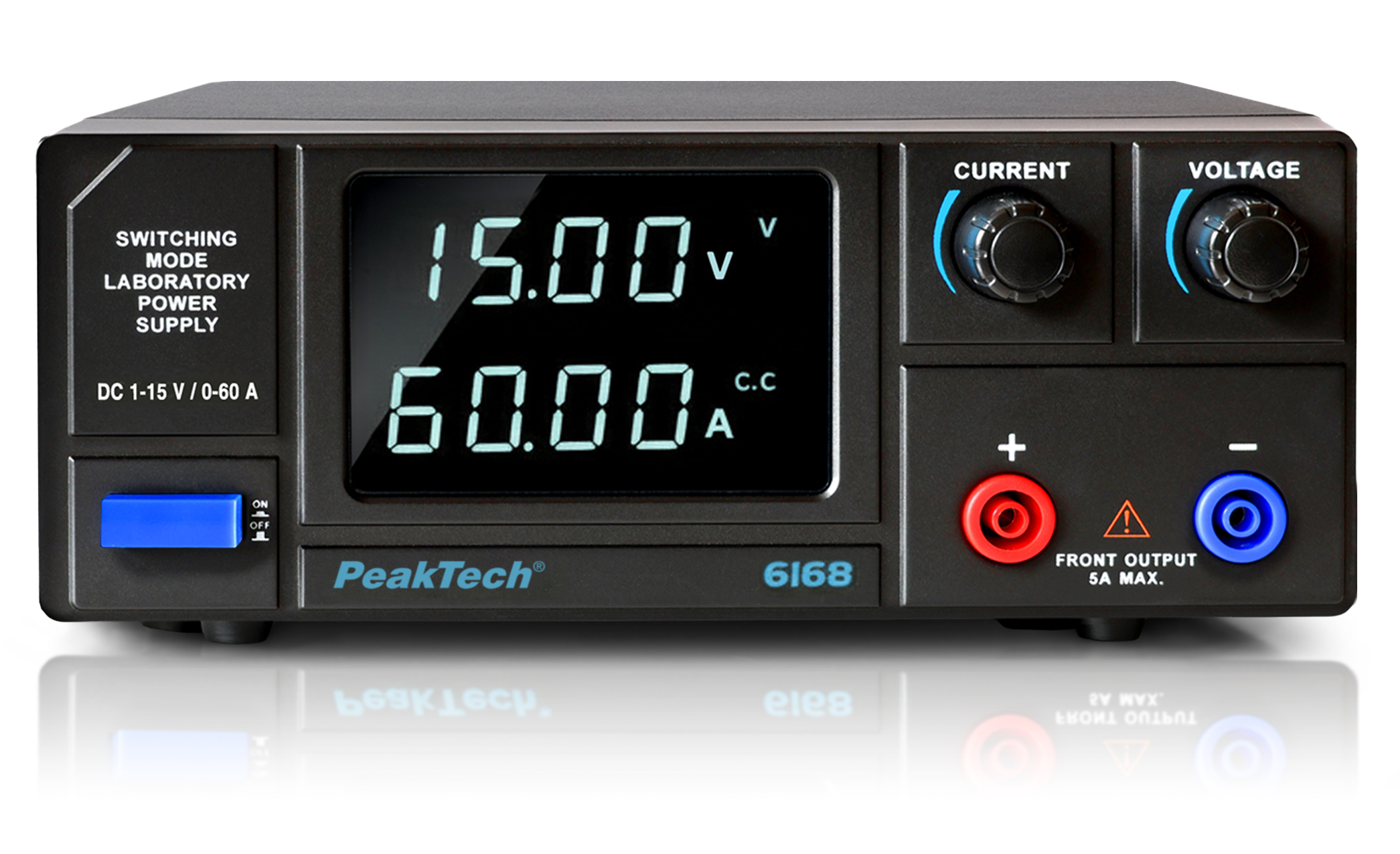 «PeakTech® P 6168» DC Schaltnetzgerät  1 - 15V / 0-60A