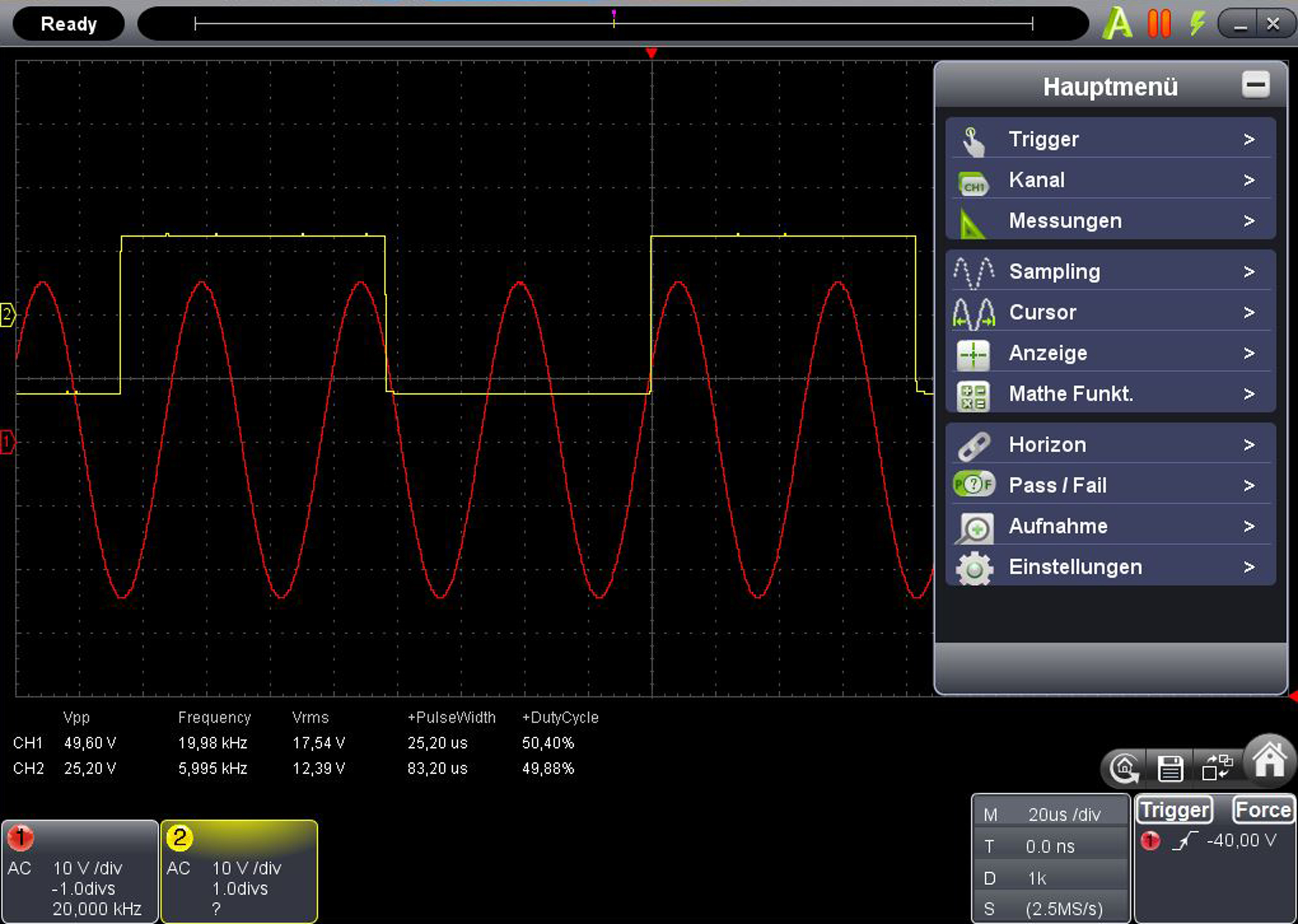 «PeakTech® P 1290» Oscilloscope PC avec USB