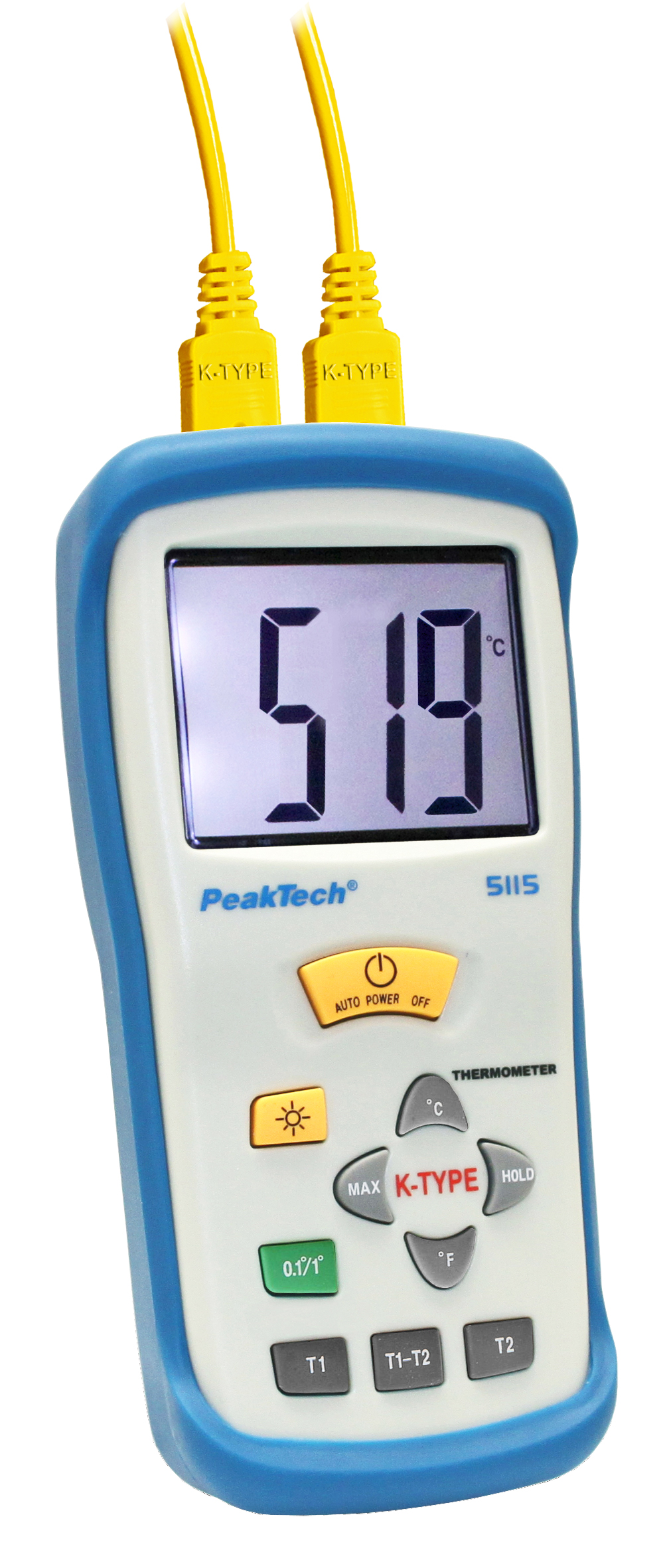 «PeakTech® P 5115» Digital-Thermometer Typ-K / -50 ... +1300°C