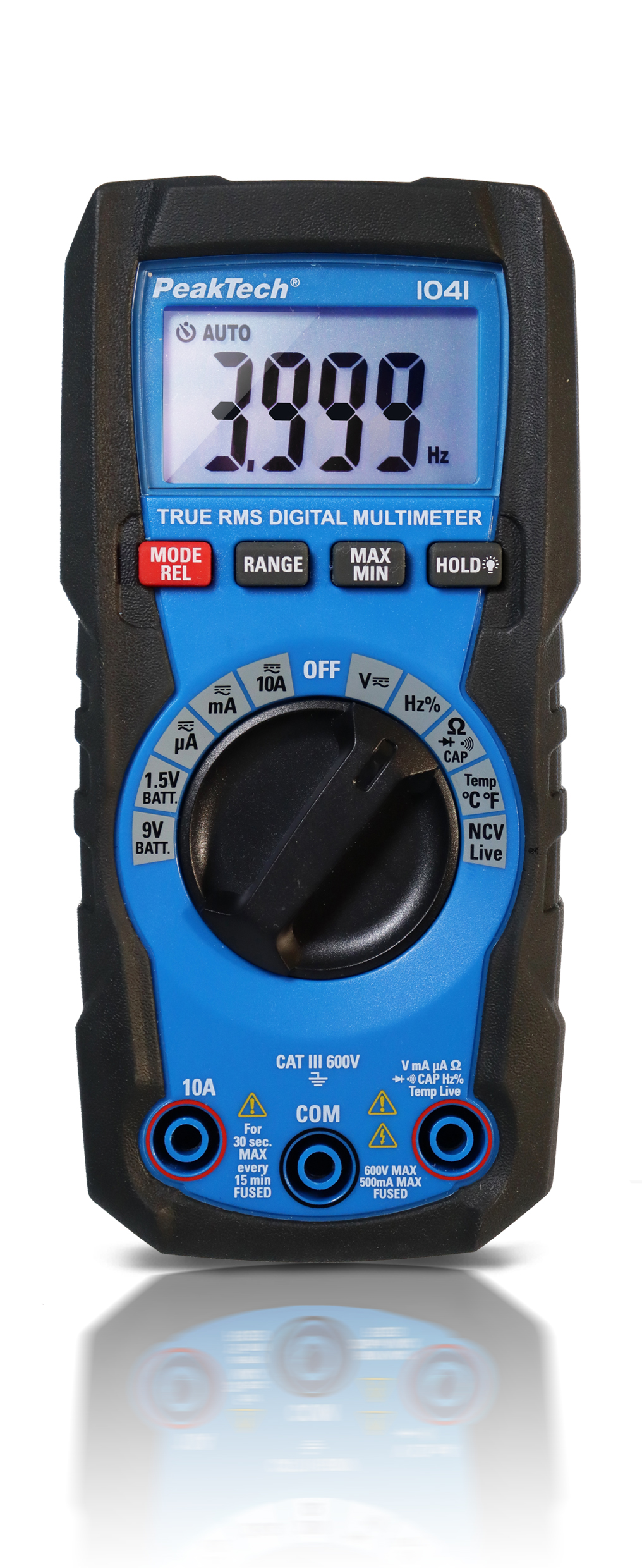 «PeakTech® P 1041» TrueRMS Digital Multimeter 4000 Counts, Auto.Range