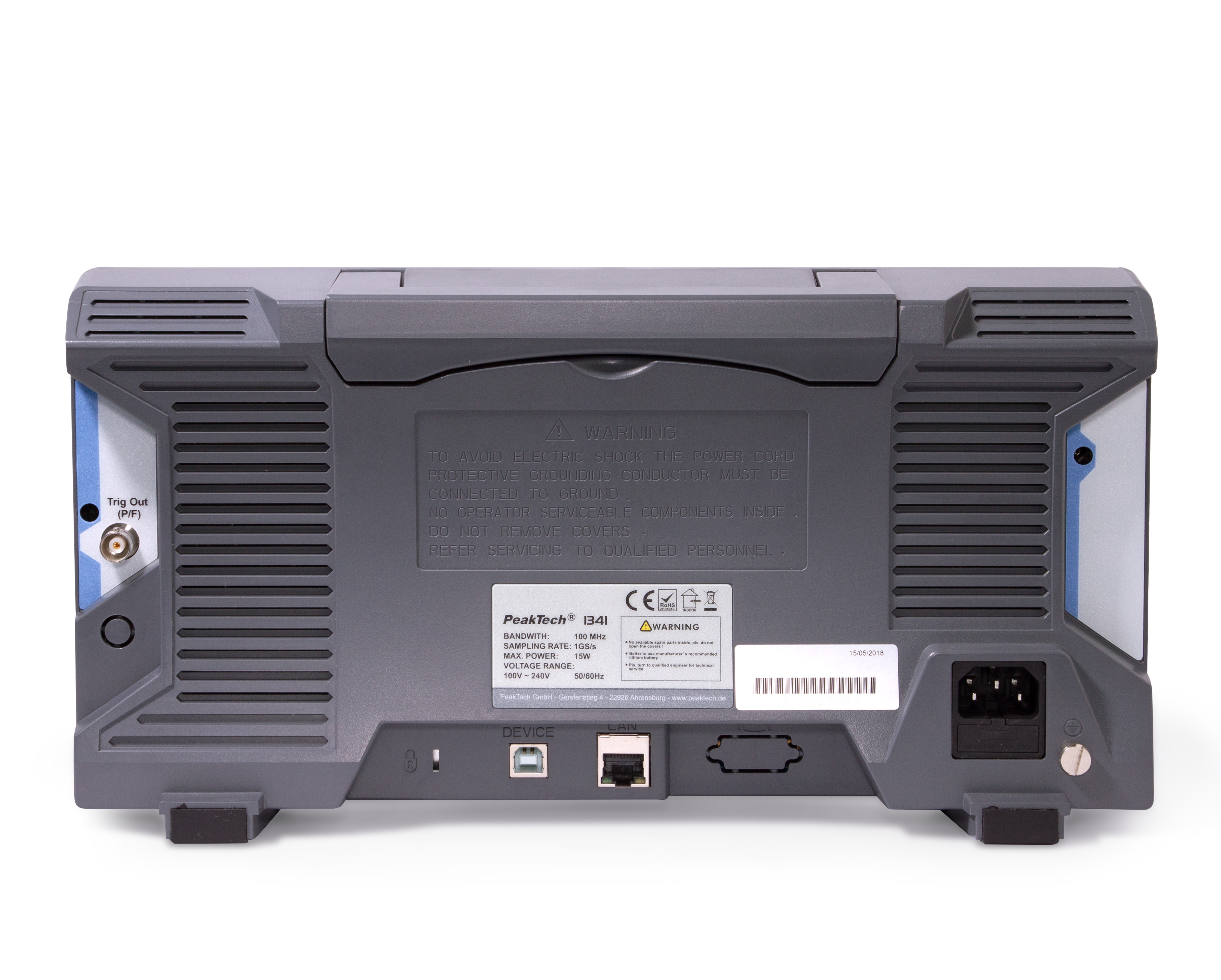 «PeakTech® P 1340» 60 MHz / 4 CH, 1 GS/s digital storage oscilloscope
