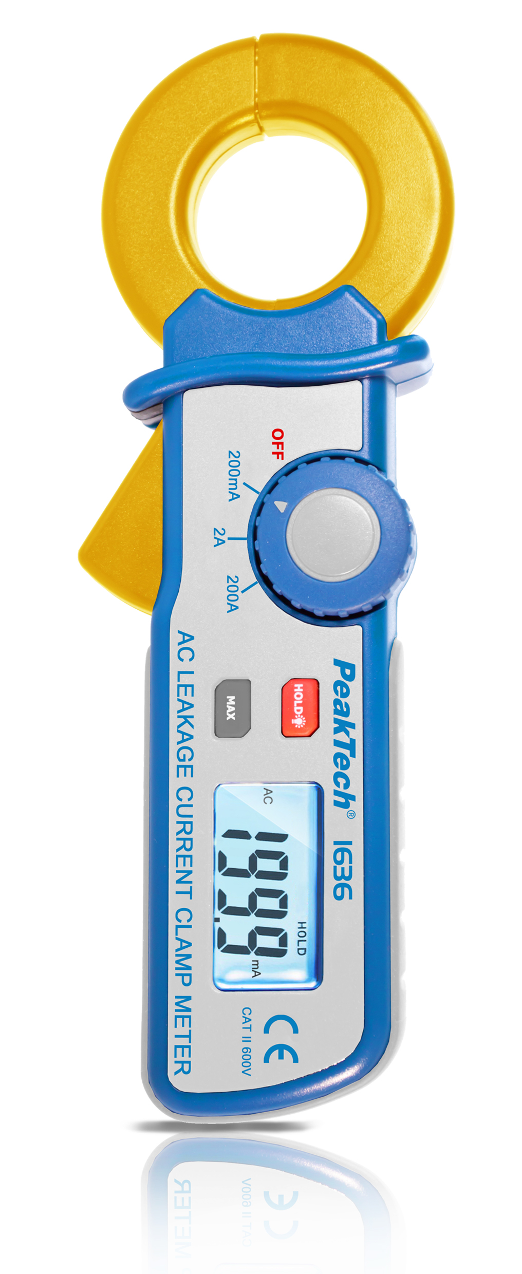 «PeakTech® P 1636» Leakage current clamp with a resolution of 100 µA