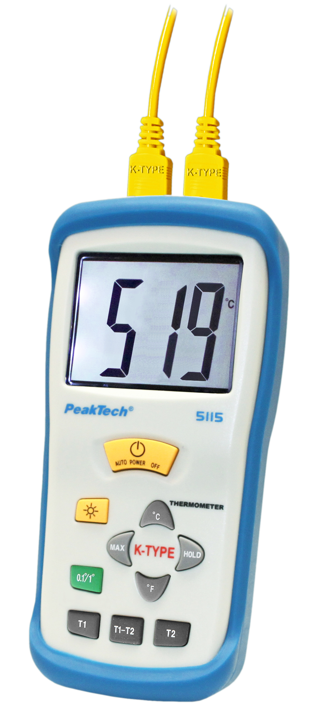 «PeakTech® P 5115» Digital-Thermometer K-Type / -50 ... +1300°C