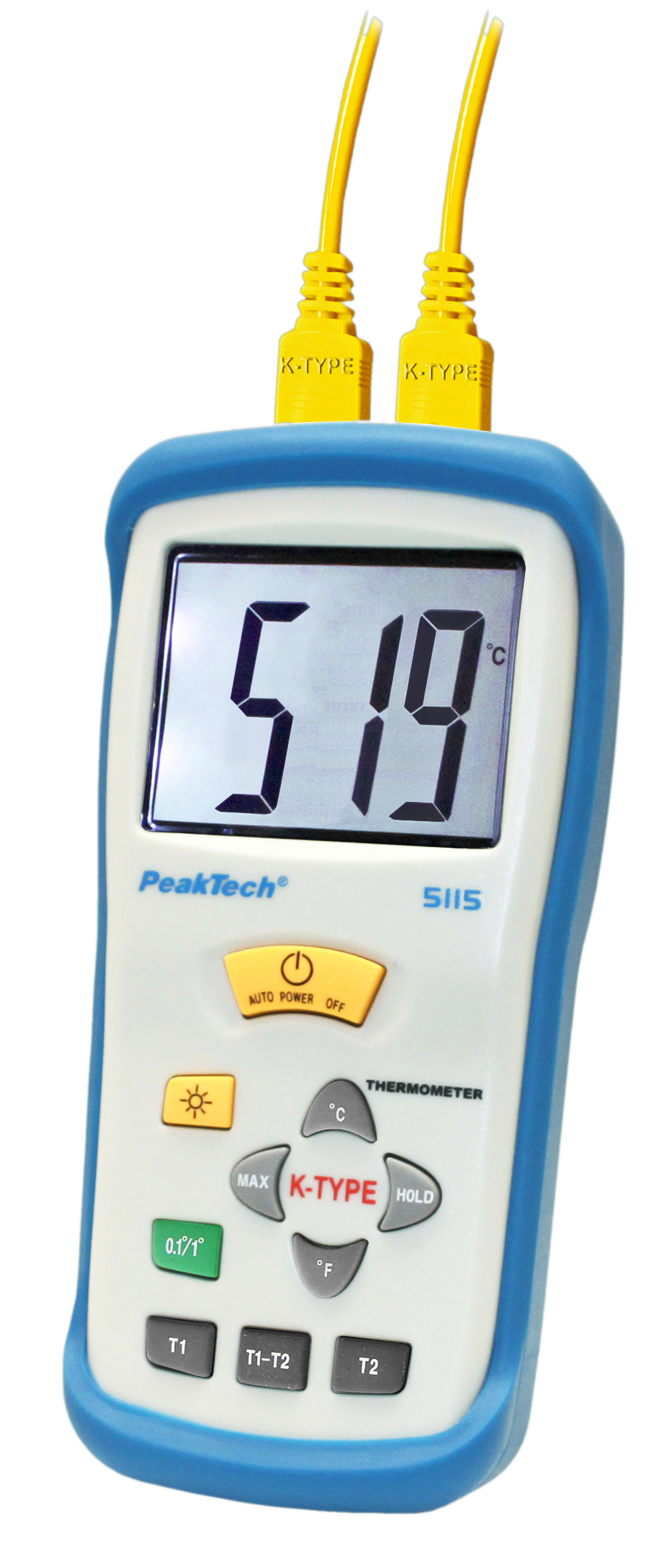 «PeakTech® P 5115» Digital-Thermometer Typ-K / -50 ... +1300°C