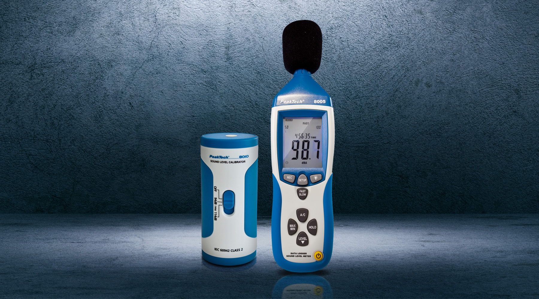 Sound level meters and calibrators