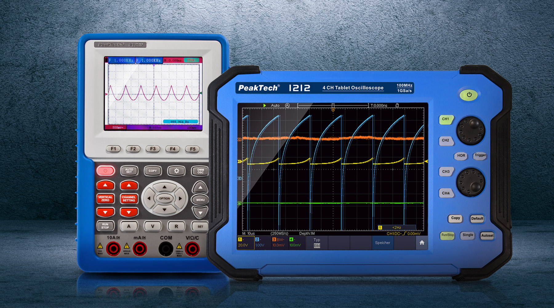 Hand-held oscilloscopes